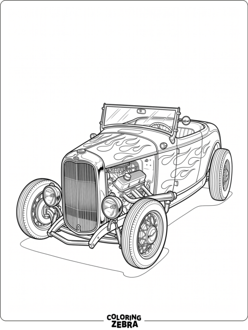 1932 Ford Hot Rod Front View