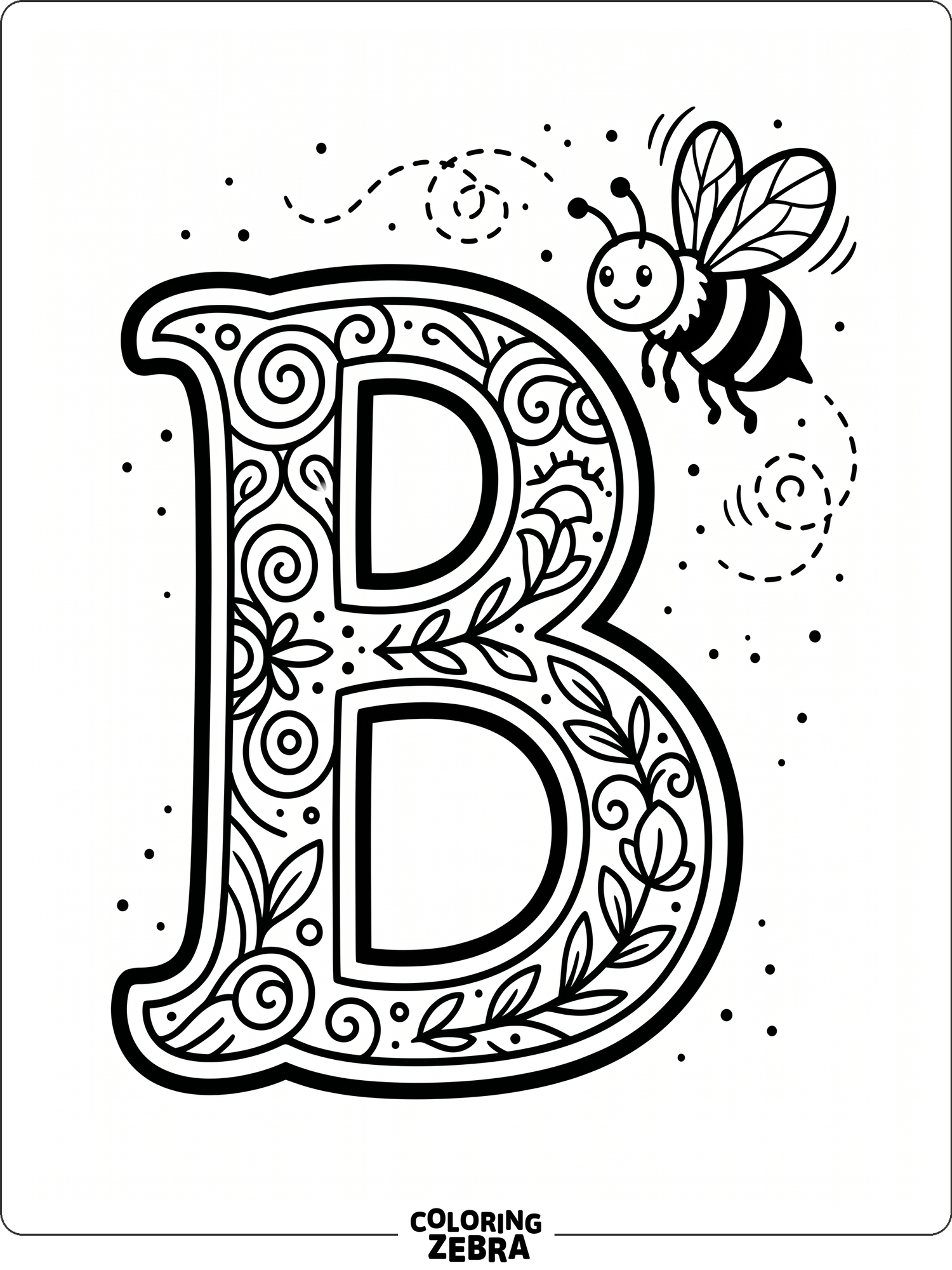 40 Free Bee Coloring Pages - Printable PDF Sheets