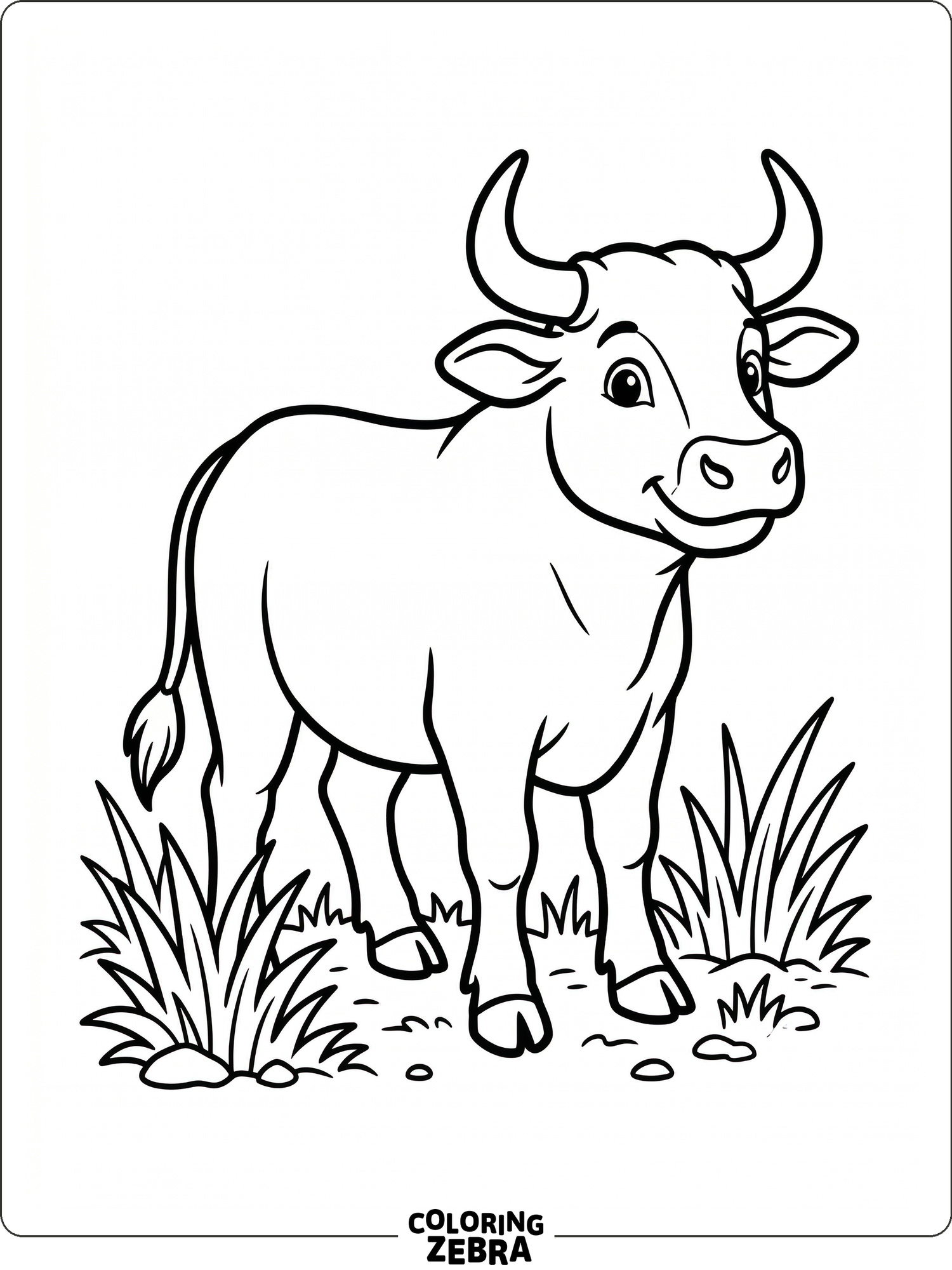 Clean Skin Bull Color In 38 Free Bull Coloring Pages - Printable PDF Sheets