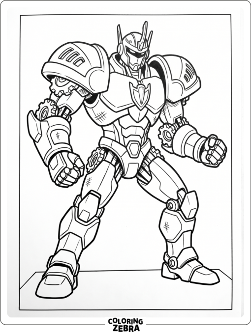 Mechtogan with gears and armor plates