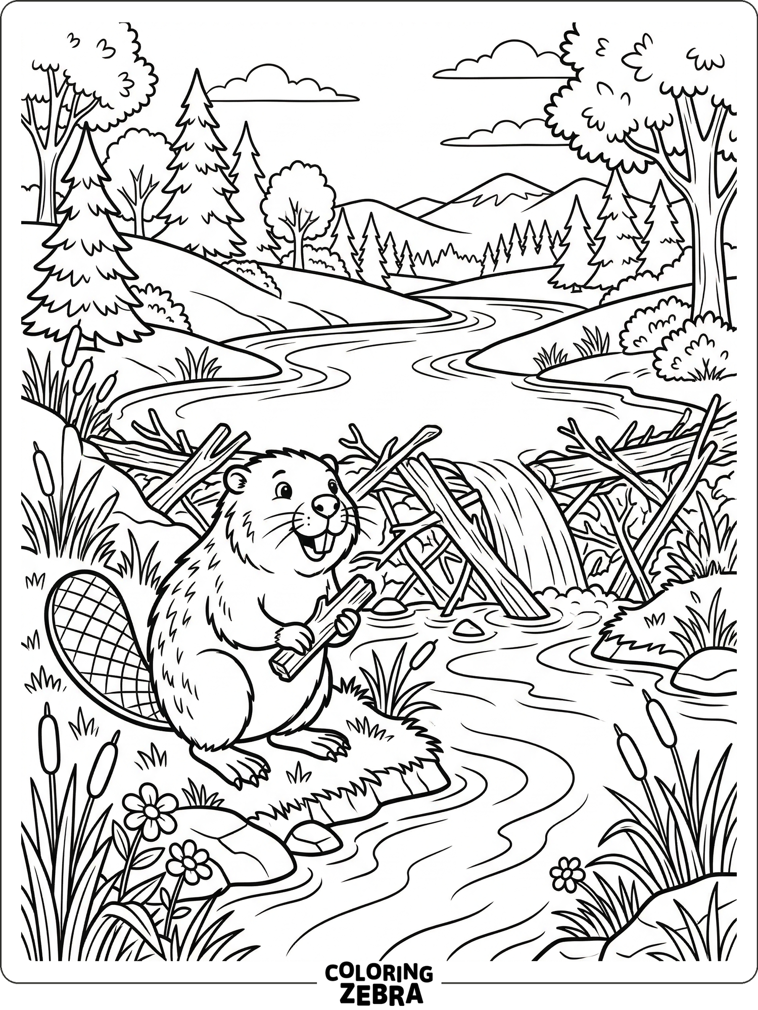 31 Free Beaver Coloring Pages - Printable PDF Sheets