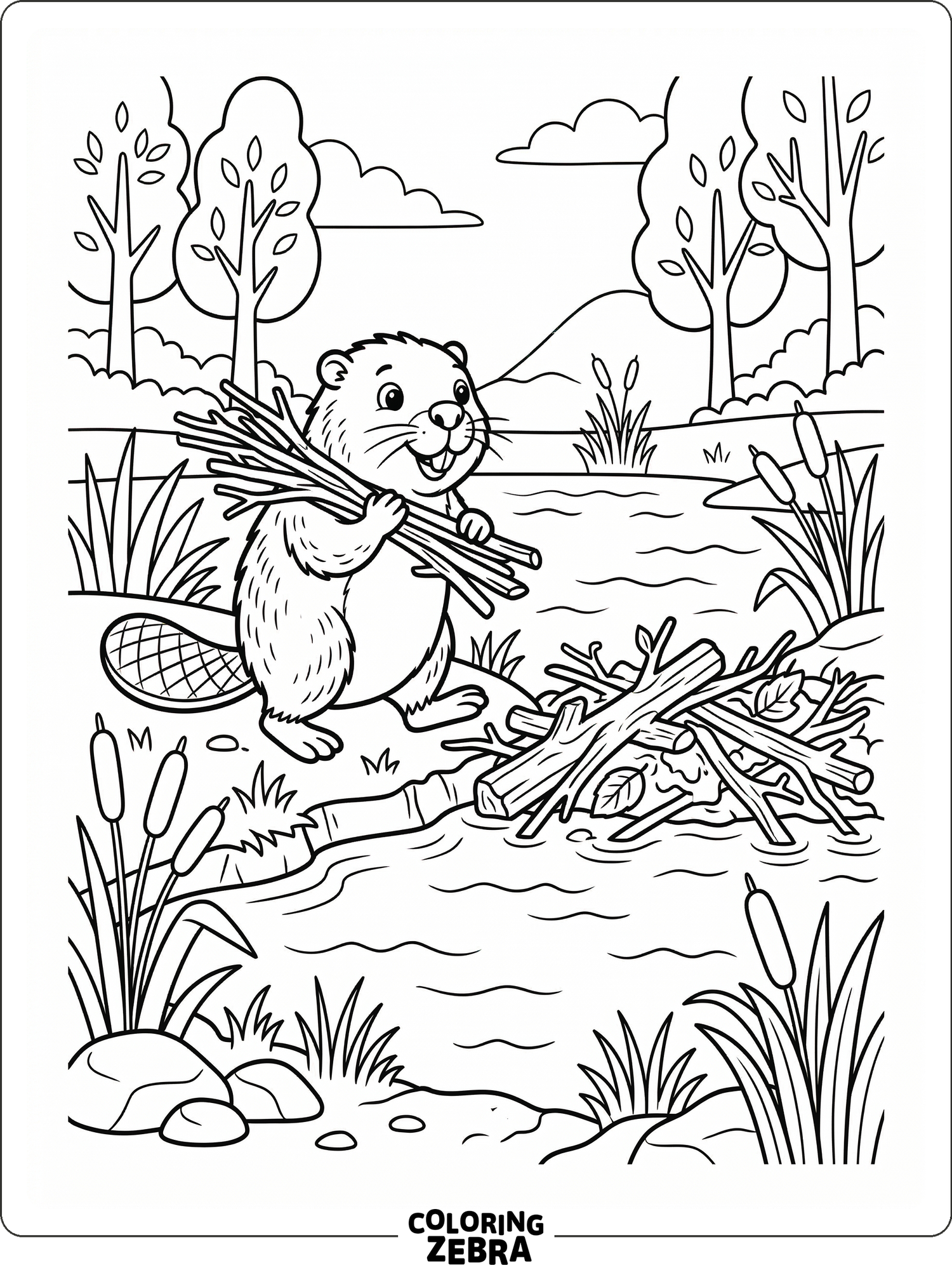 31 Free Beaver Coloring Pages - Printable PDF Sheets