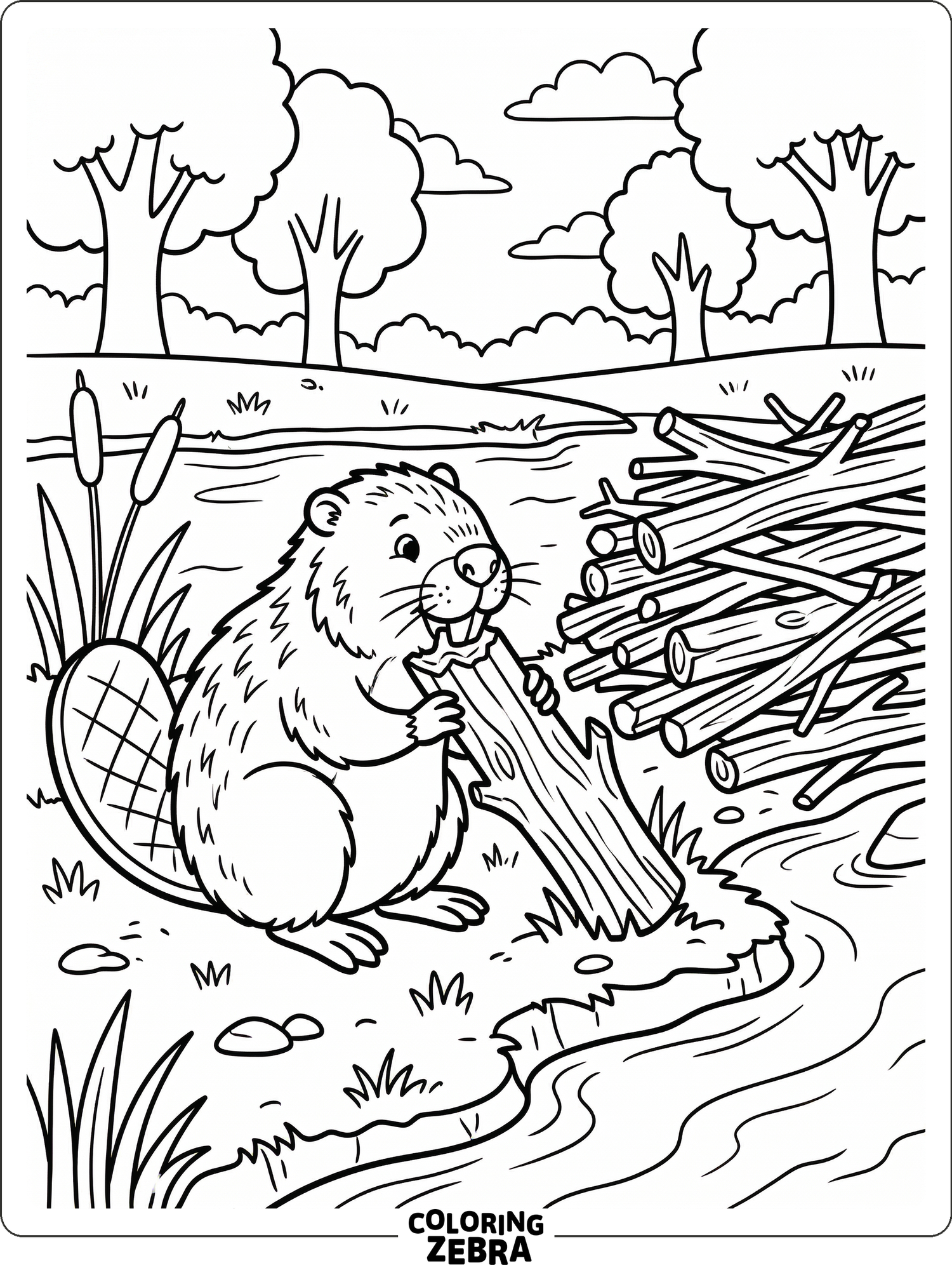 31 Free Beaver Coloring Pages - Printable PDF Sheets