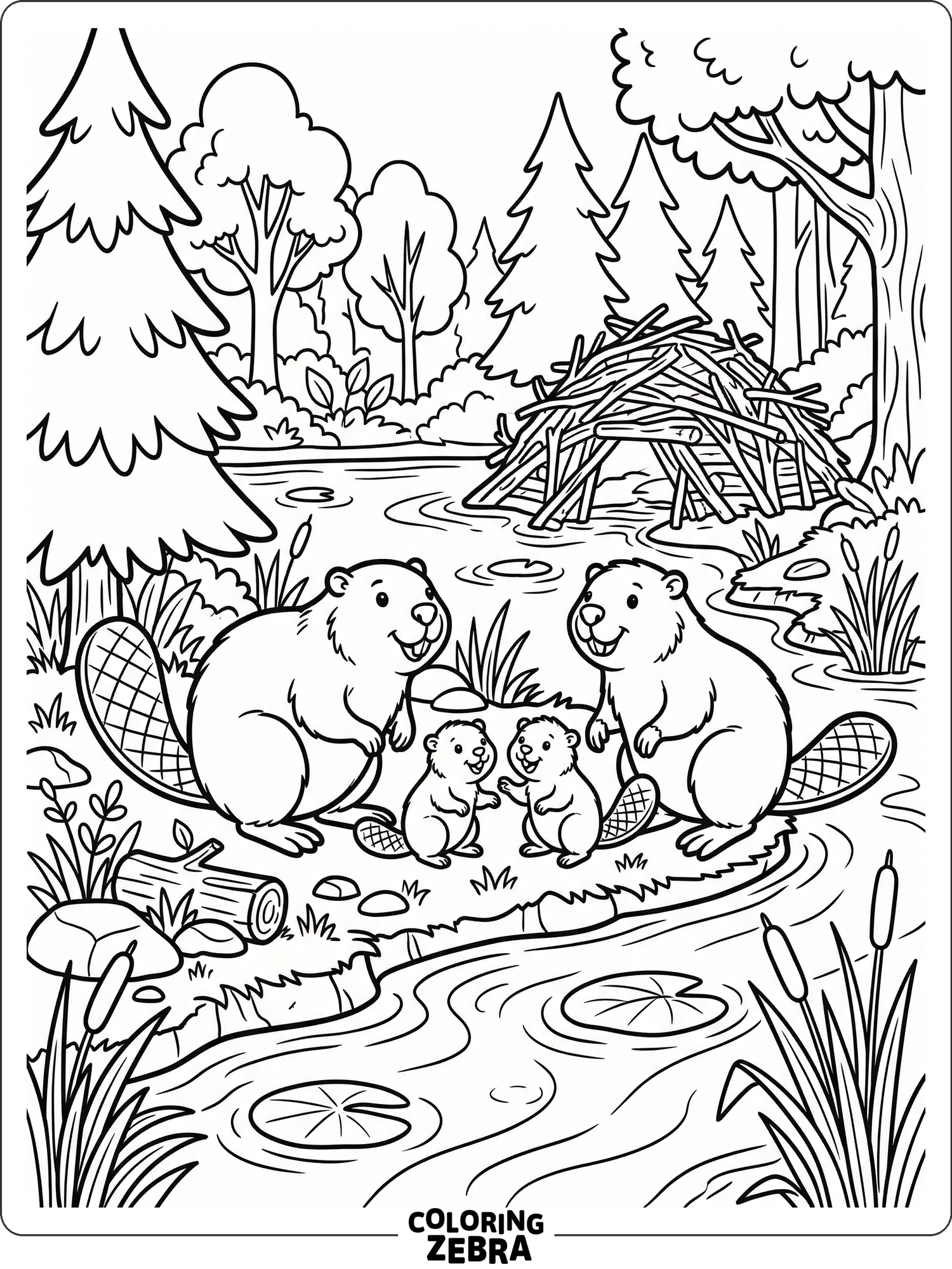 31 Free Beaver Coloring Pages - Printable PDF Sheets