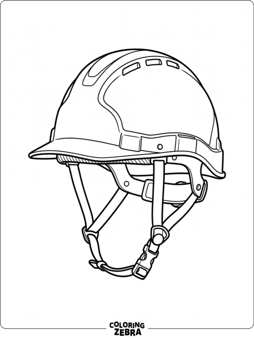 A bicycle helmet with straps and vents