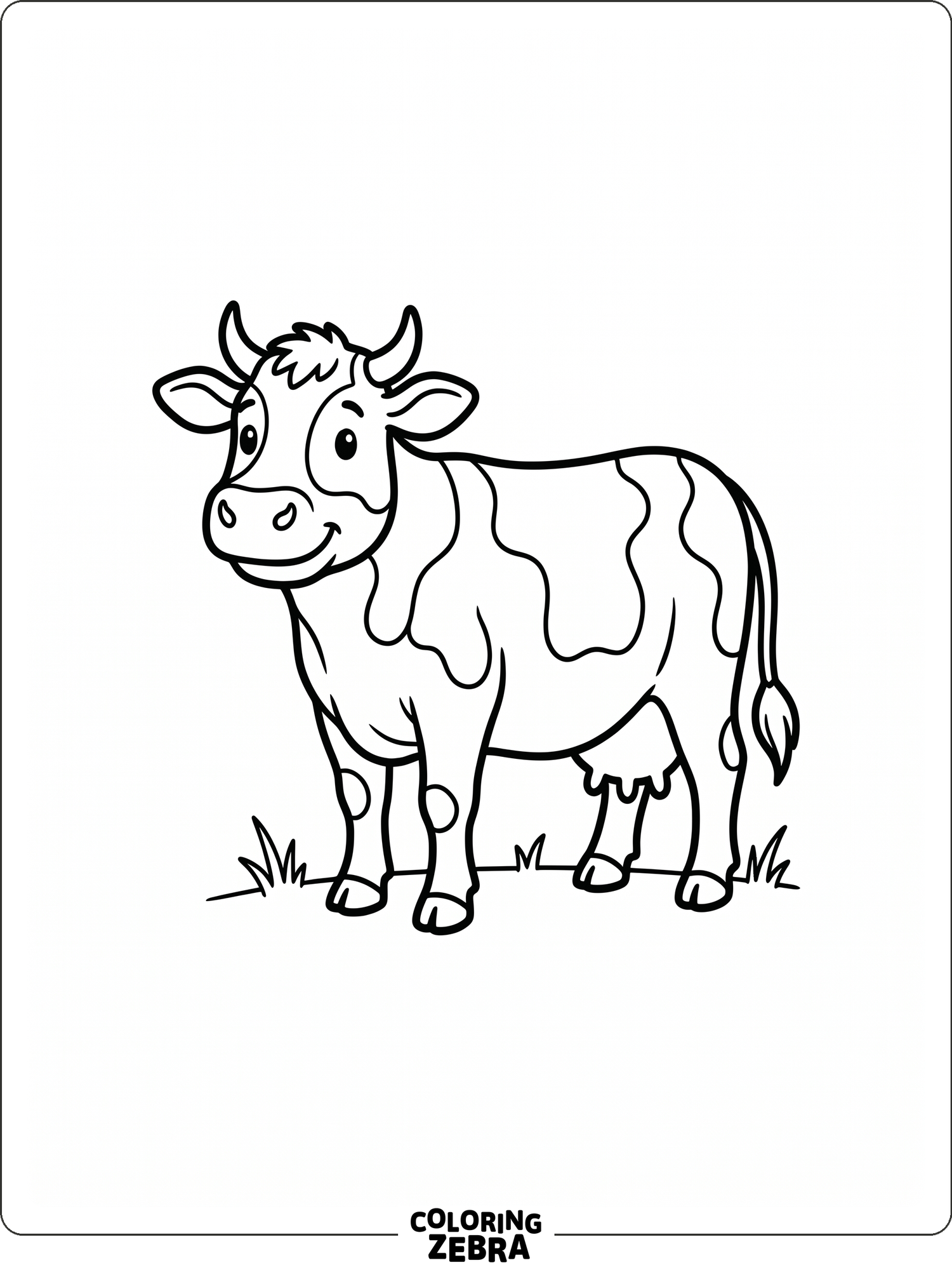 41 Free Cow Coloring Pages - Printable PDF Sheets