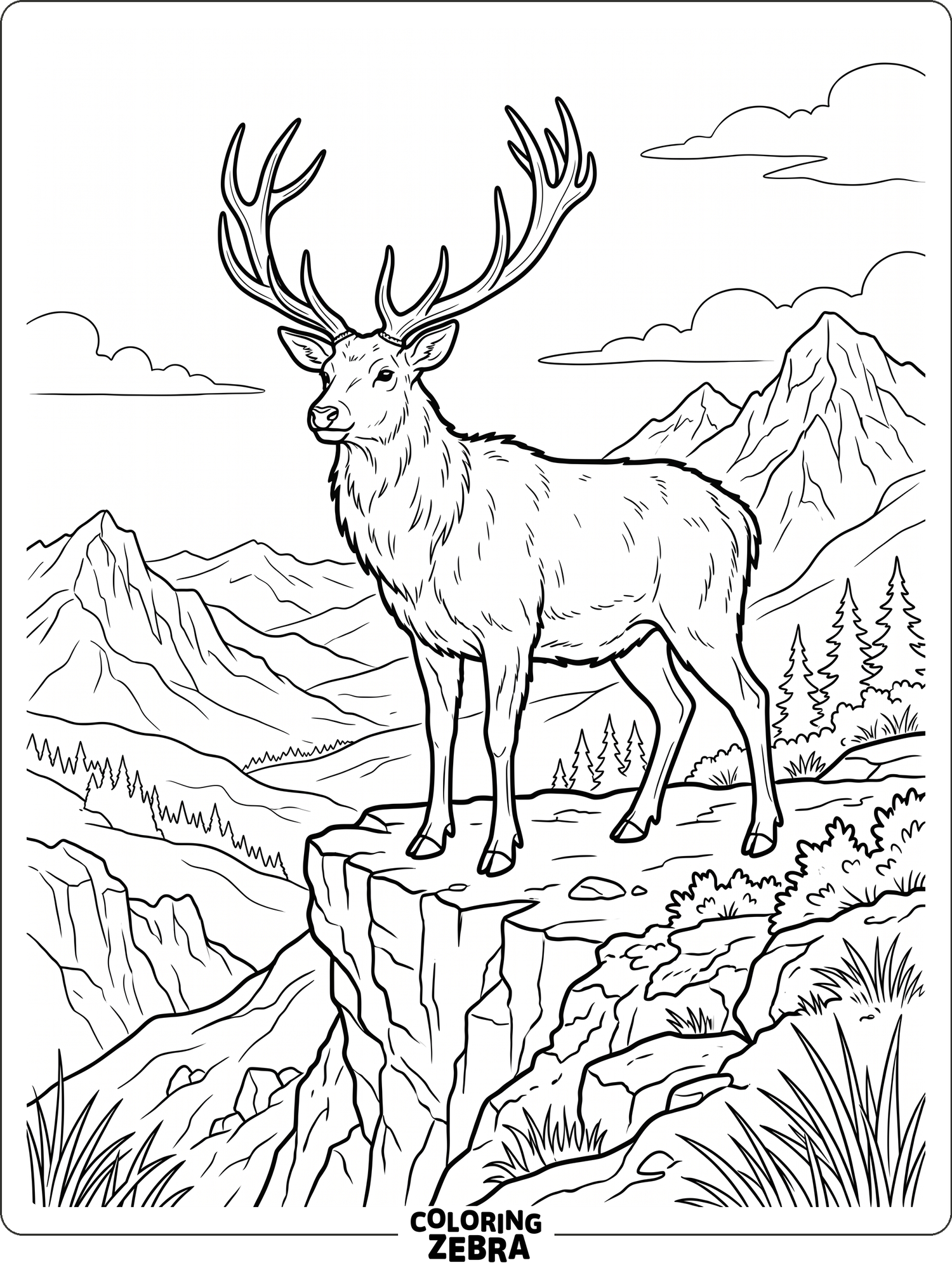 49 Free Deer Coloring Pages - Printable PDF Sheets