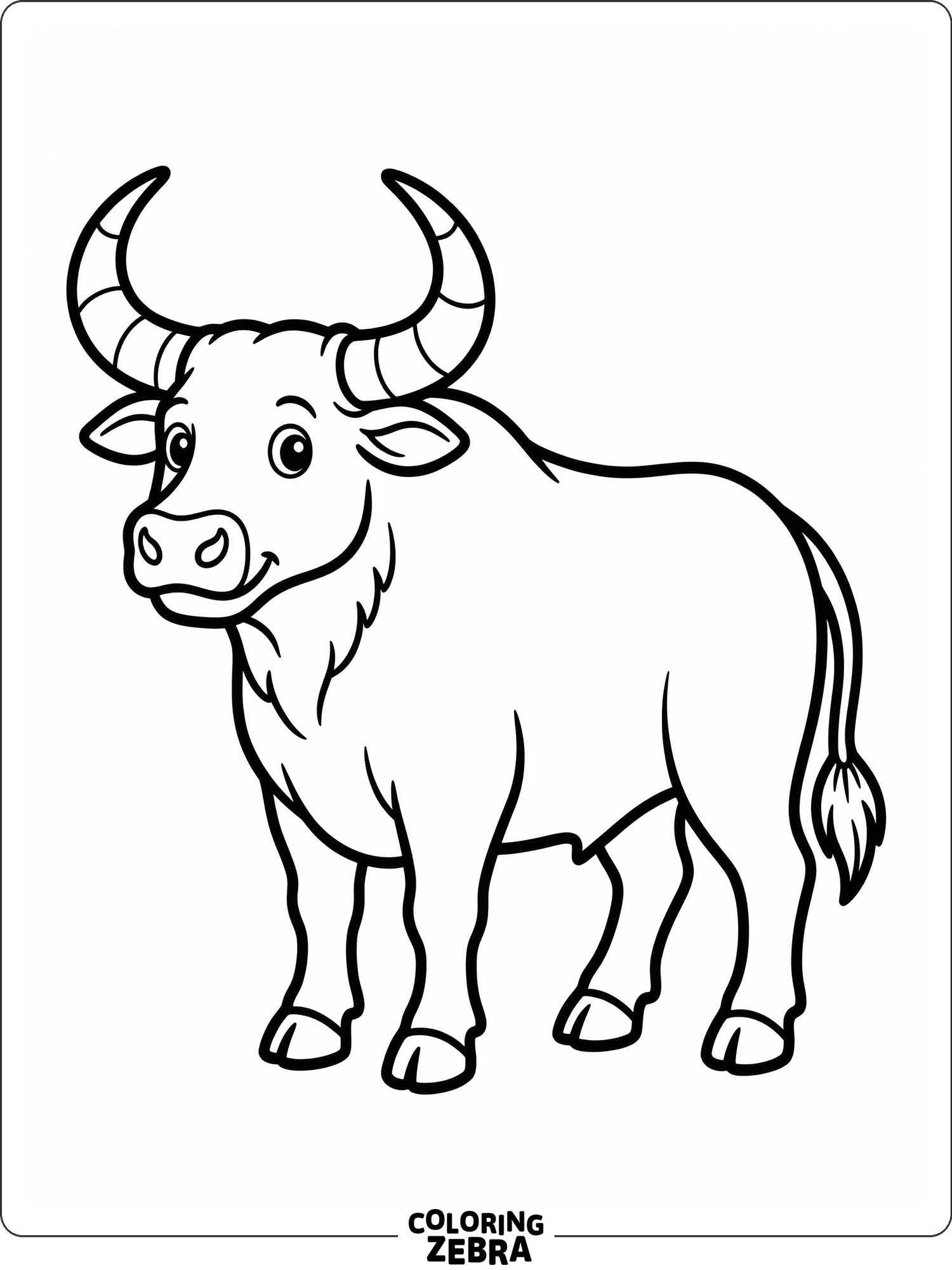 Clean Skin Bull Color In 38 Free Bull Coloring Pages - Printable PDF Sheets