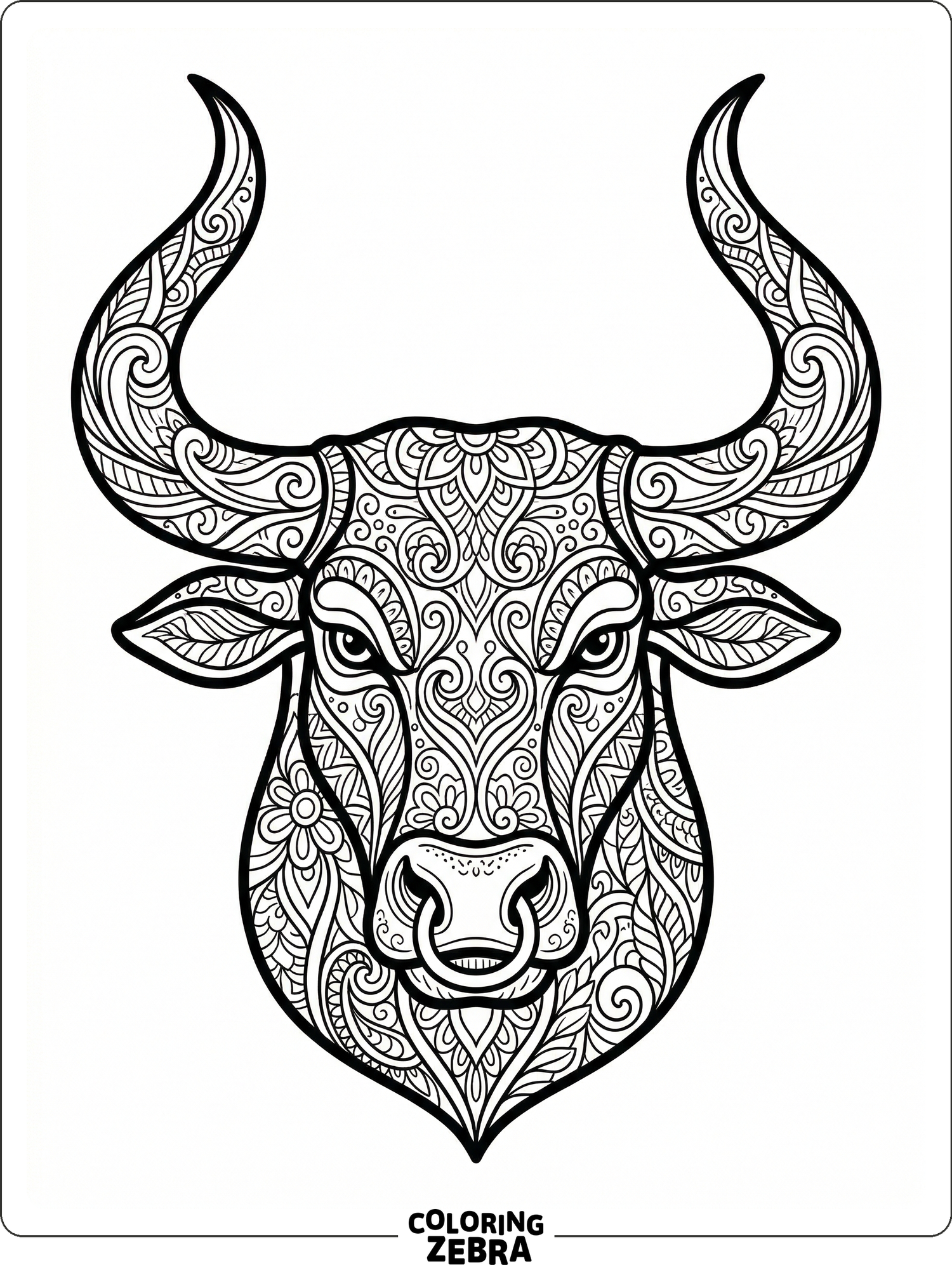 38 Free Bull Coloring Pages - Printable PDF Sheets