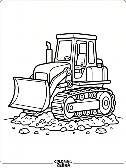 Bulldozer designed for young kids
