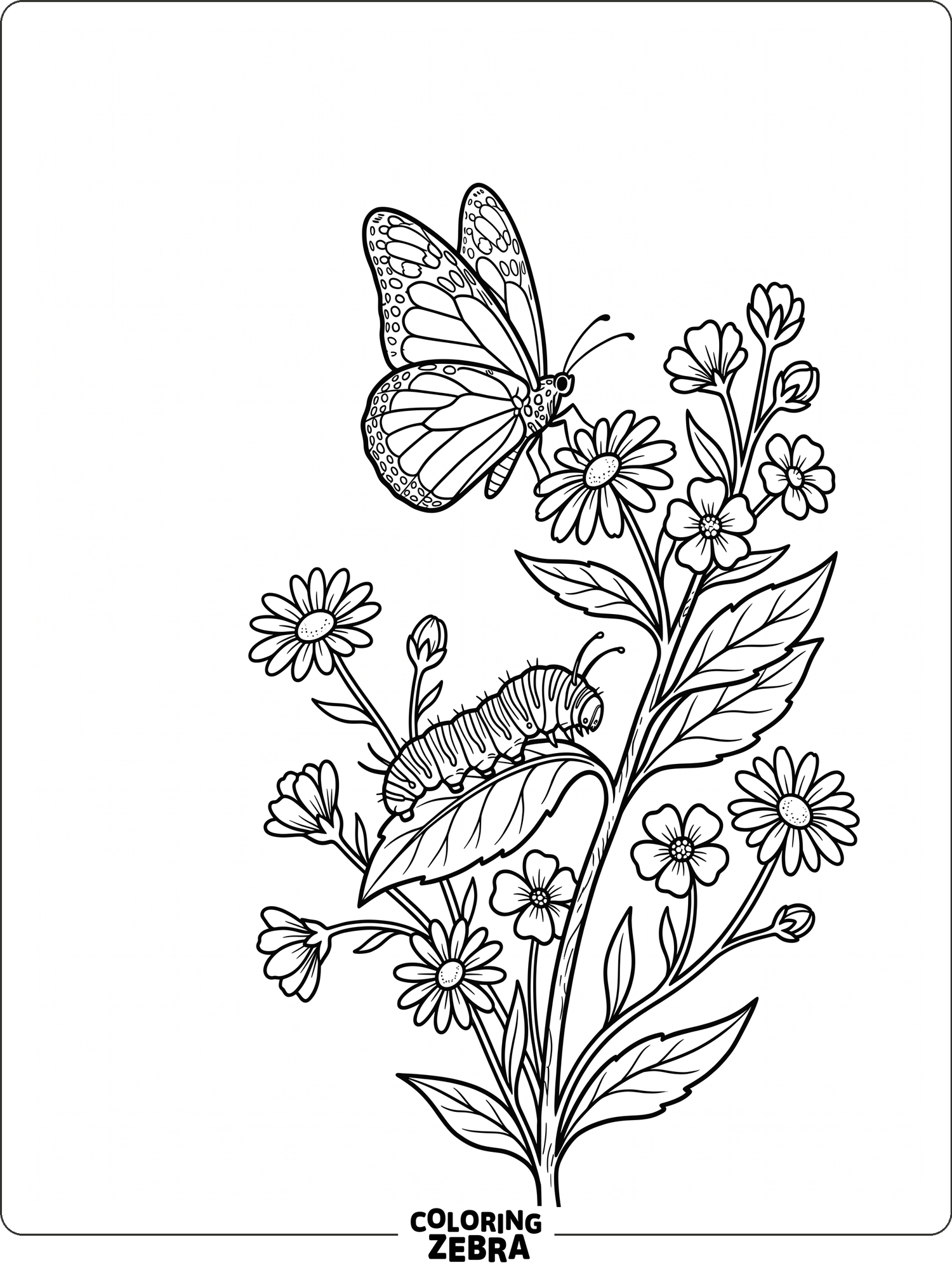 40 Free Caterpillar Coloring Pages Printable PDF Sheets 40 Free Caterpillar Coloring Pages Printable PDF Sheets