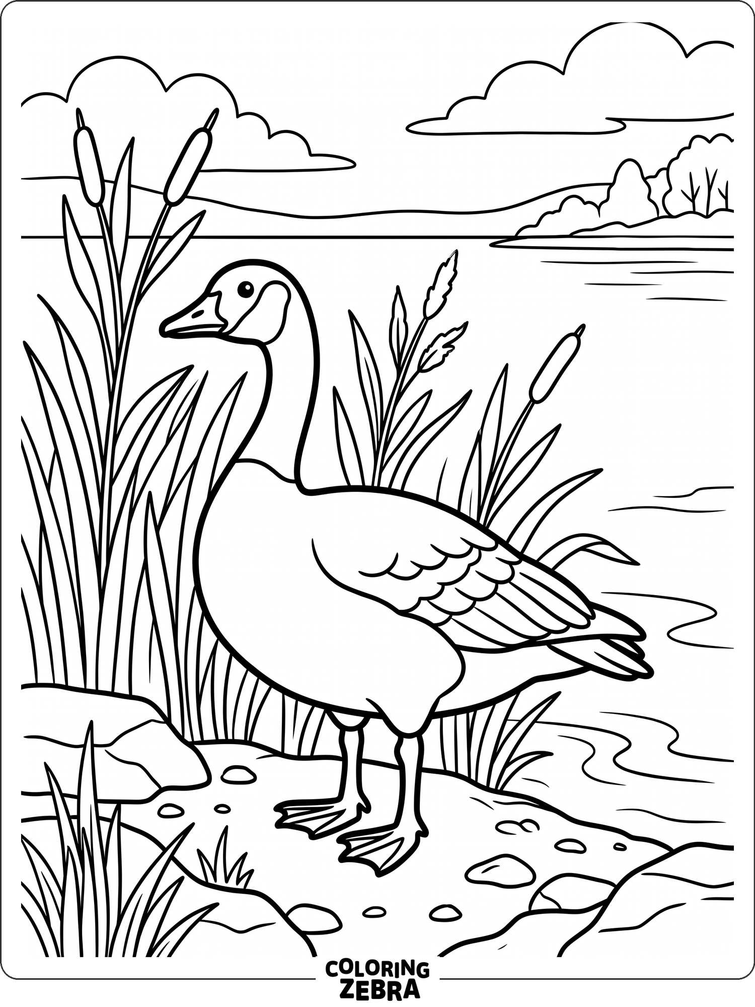 34 Free Goose Coloring Pages - Printable PDF Sheets