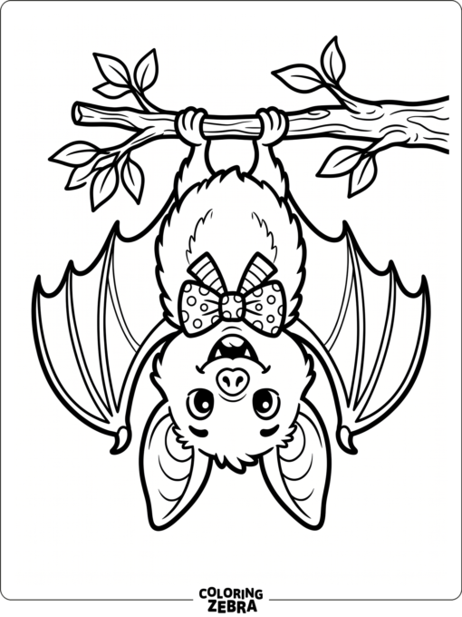 A cartoon bat with a bow tie and a big grin