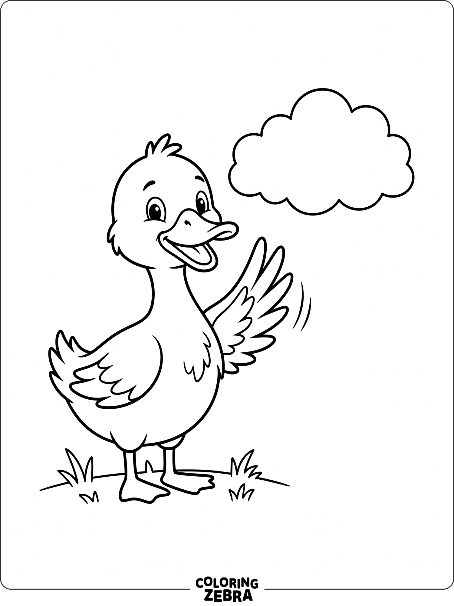 Duck Drawing.pdf 38 Free Duck Coloring Pages - Printable PDF Sheets