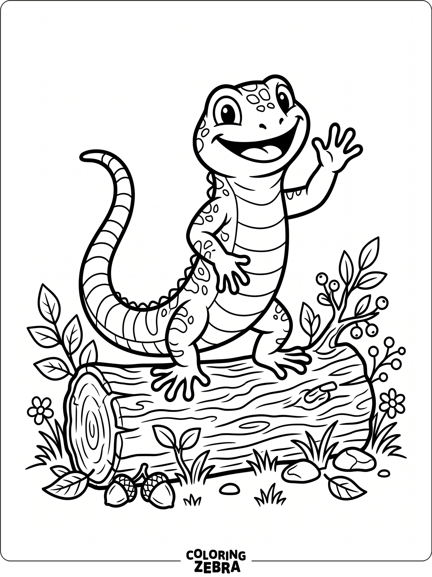 44 Free Lizard Coloring Pages - Printable PDF Sheets