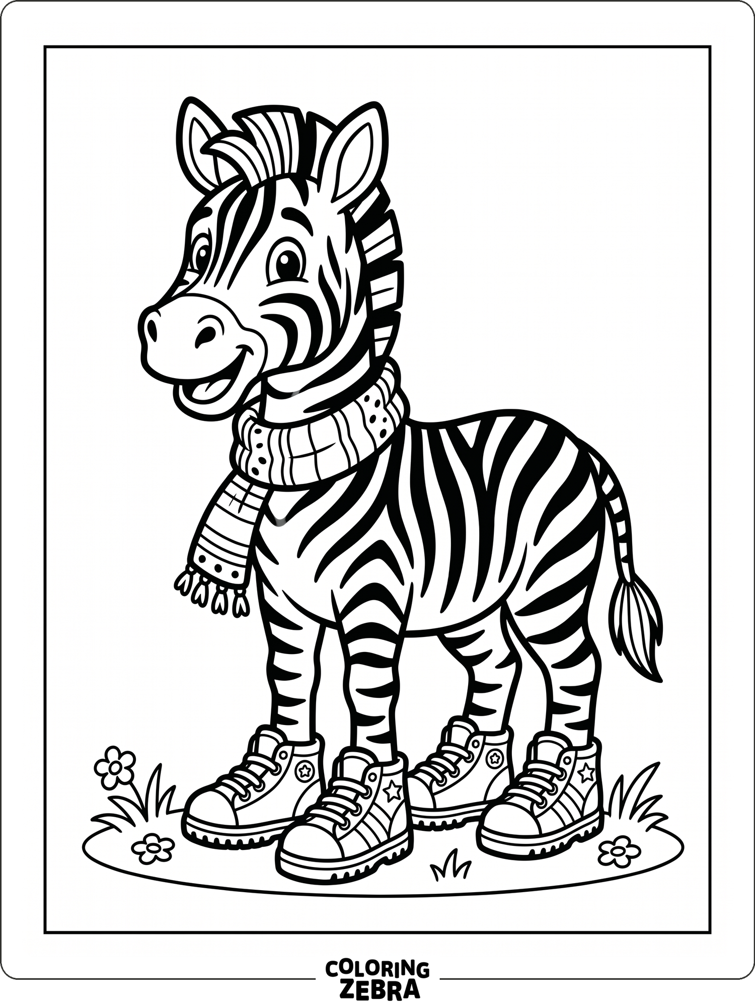 21 Free Zebra Coloring Pages - Printable PDF Sheets