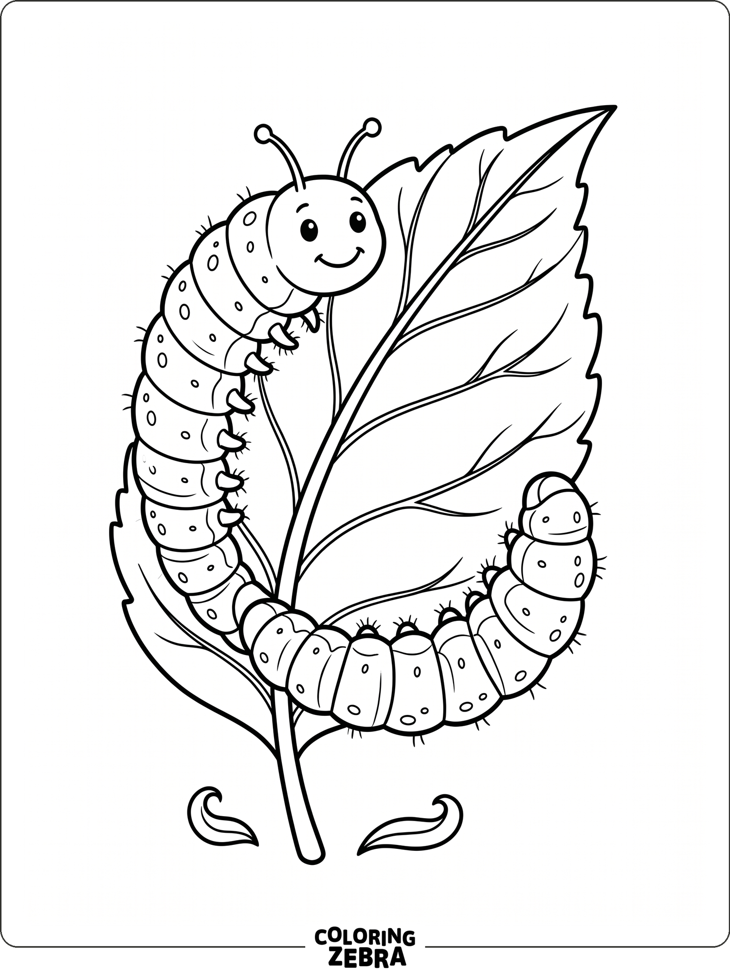 40 Free Caterpillar Coloring Pages - Printable PDF Sheets