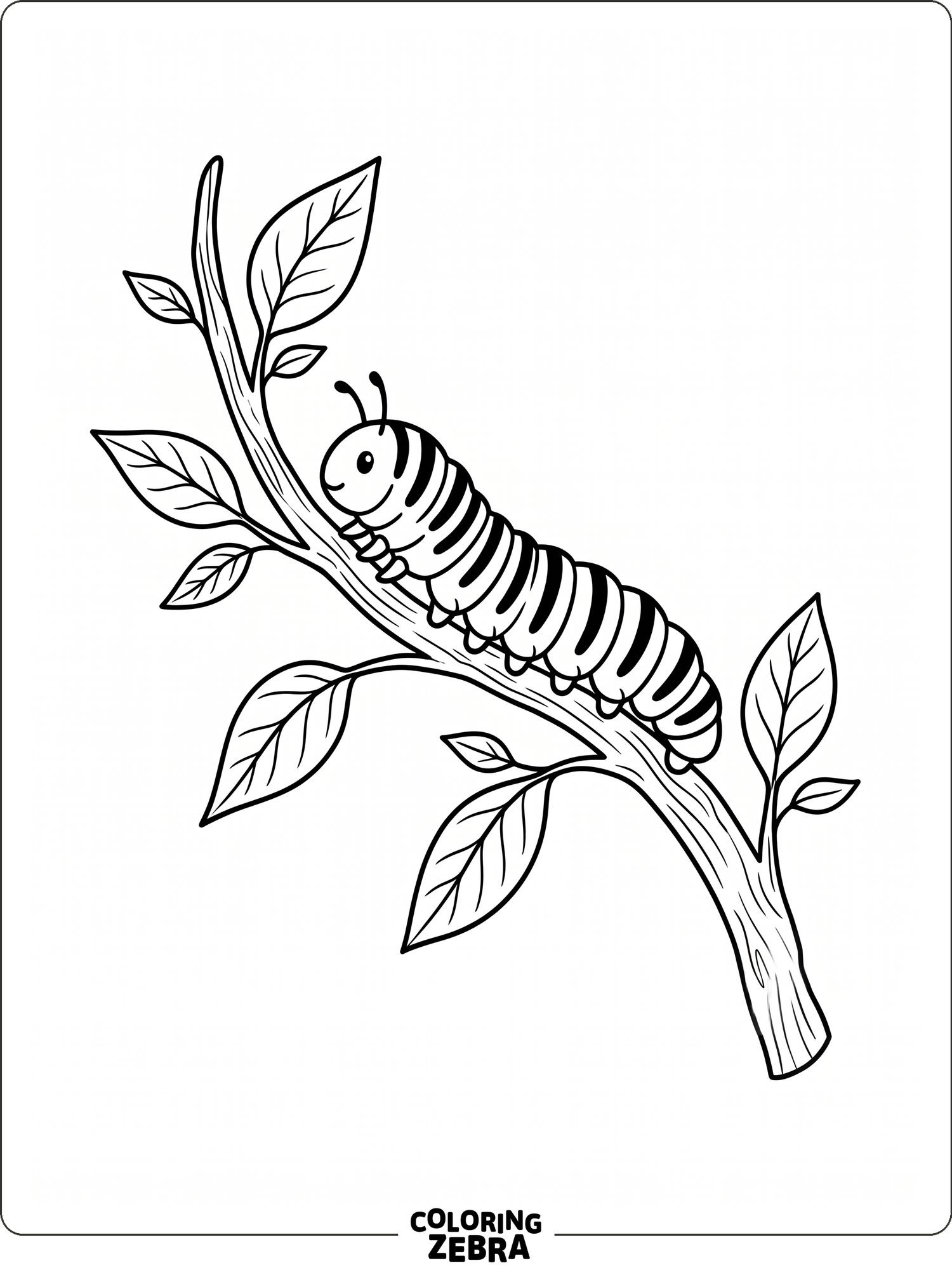 40 Free Caterpillar Coloring Pages - Printable PDF Sheets
