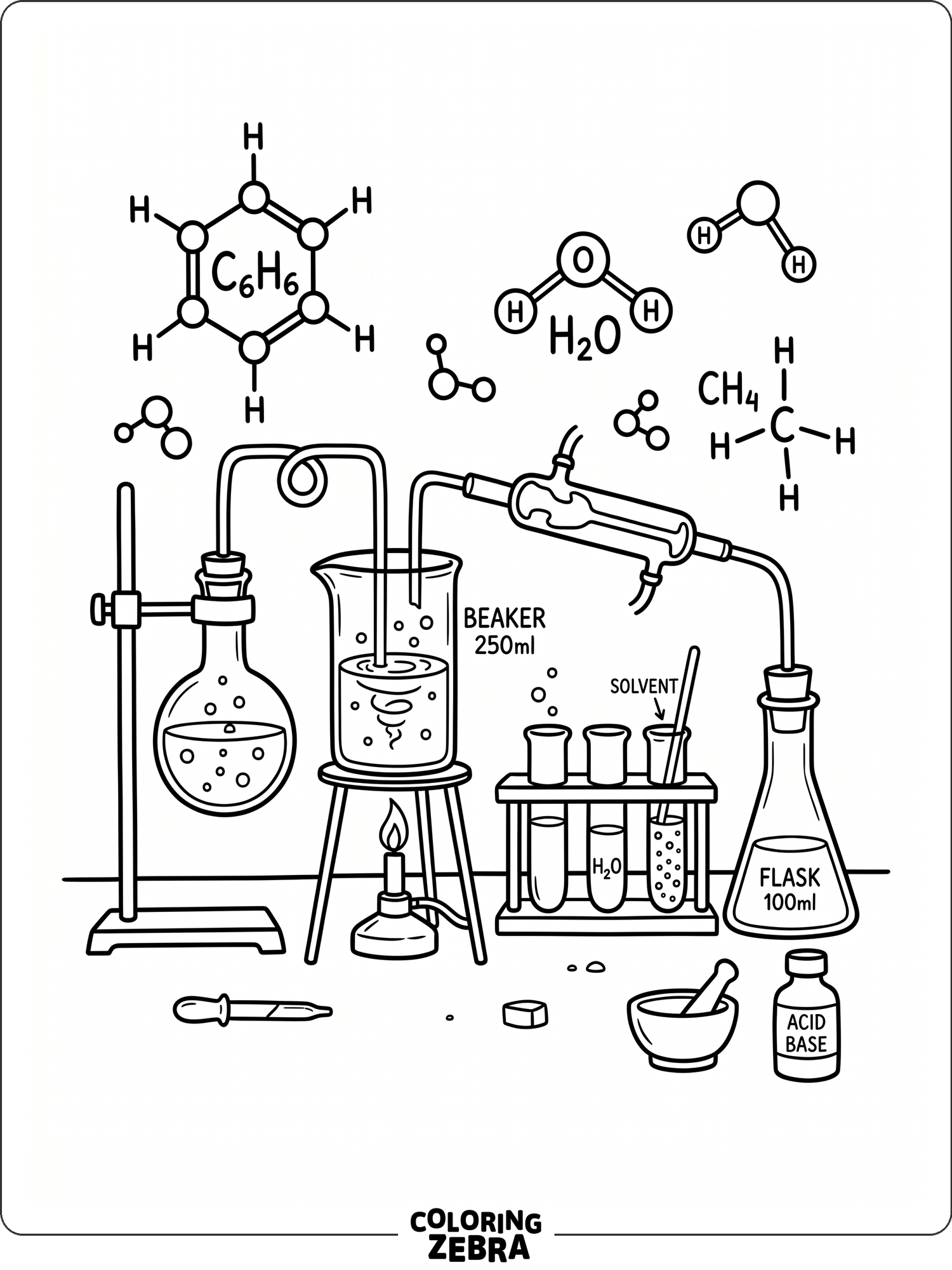 41 Free Science Coloring Pages - Printable PDF Sheets