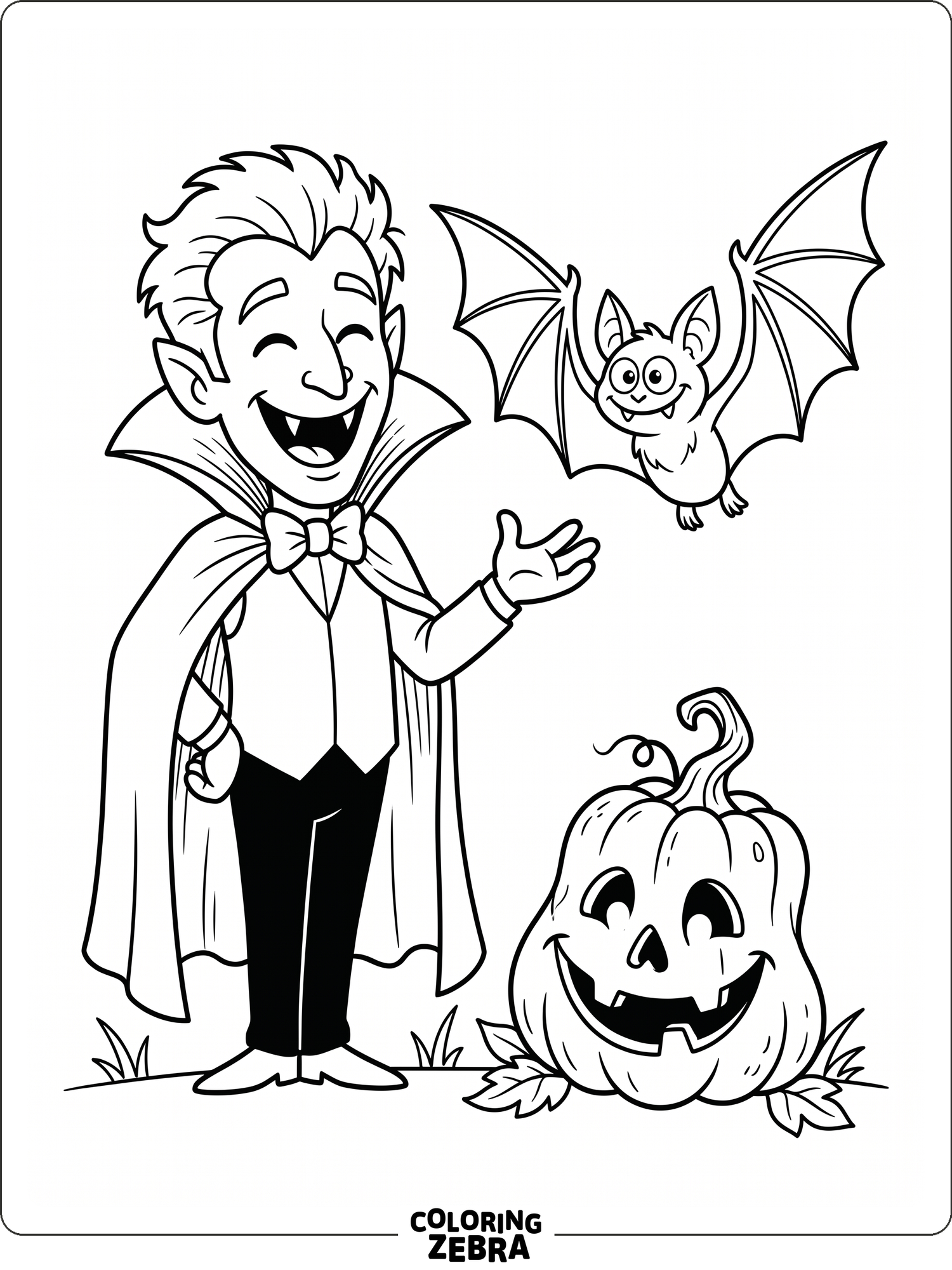 22 Free Dracula Coloring Pages - Printable PDF Sheets