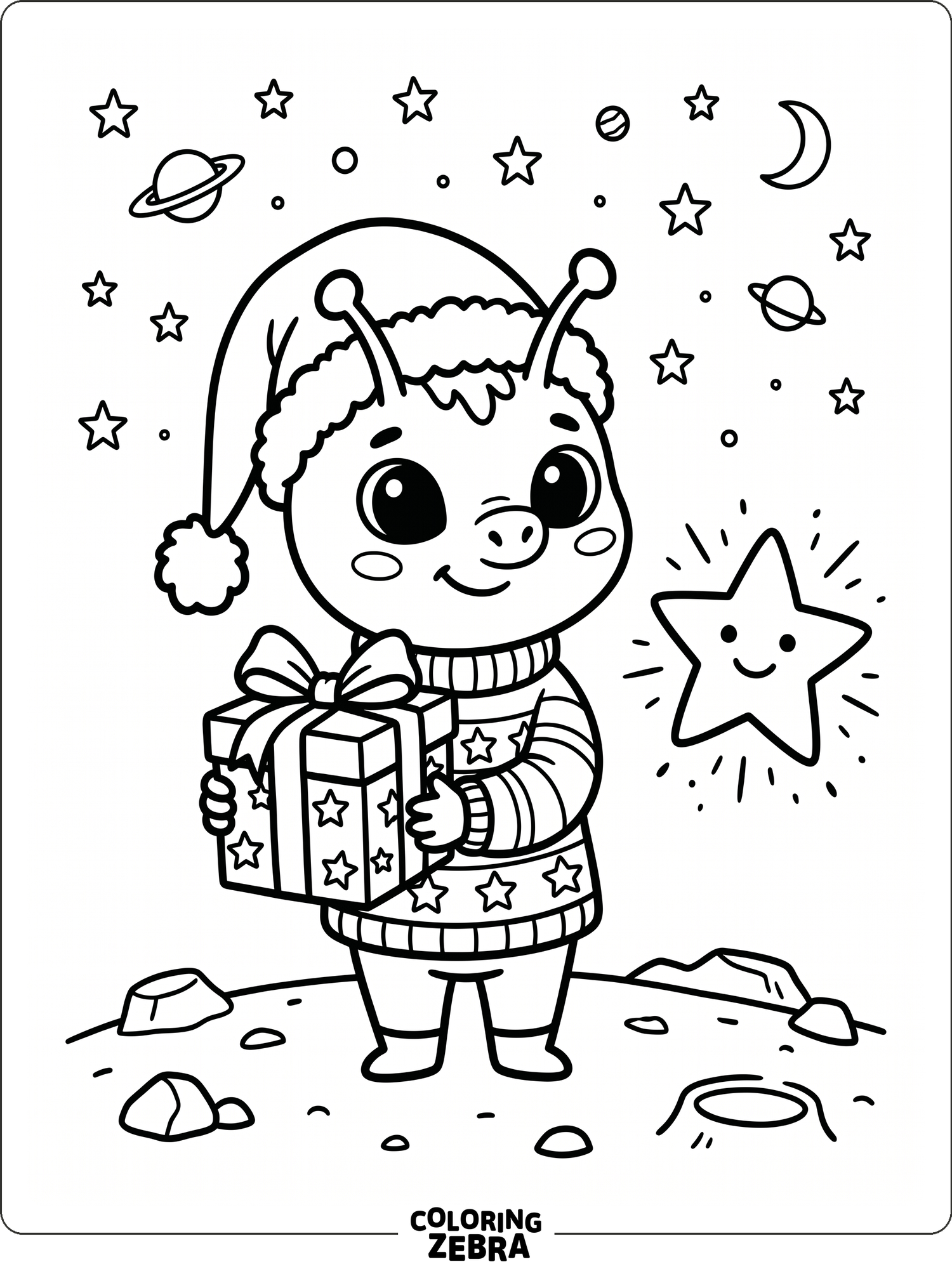 60 Free Alien Coloring Pages - Printable PDF Sheets
