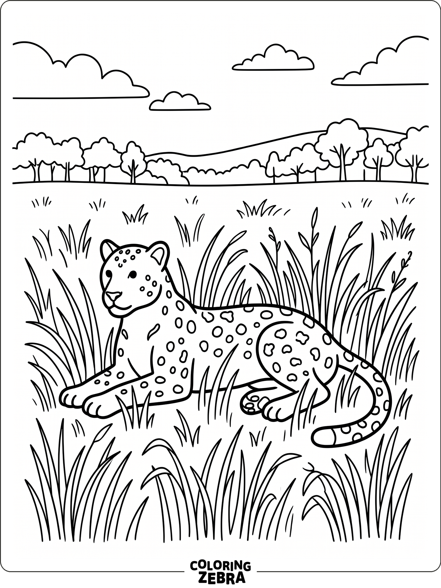 33 Free Leopard Coloring Pages - Printable PDF Sheets
