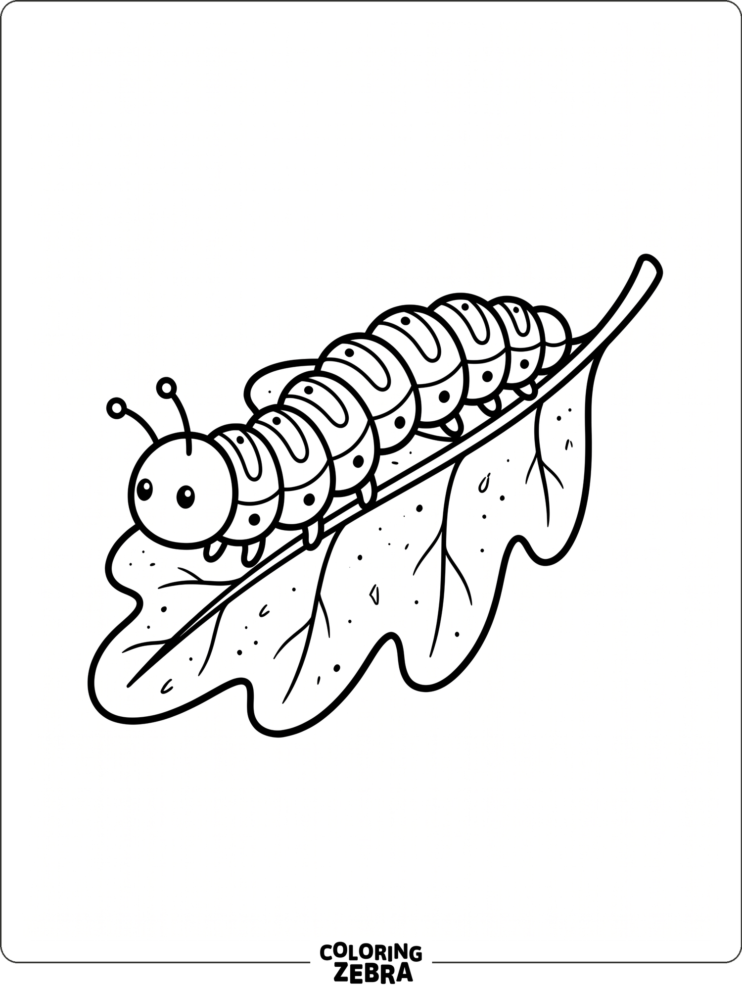 40 Free Caterpillar Coloring Pages - Printable PDF Sheets