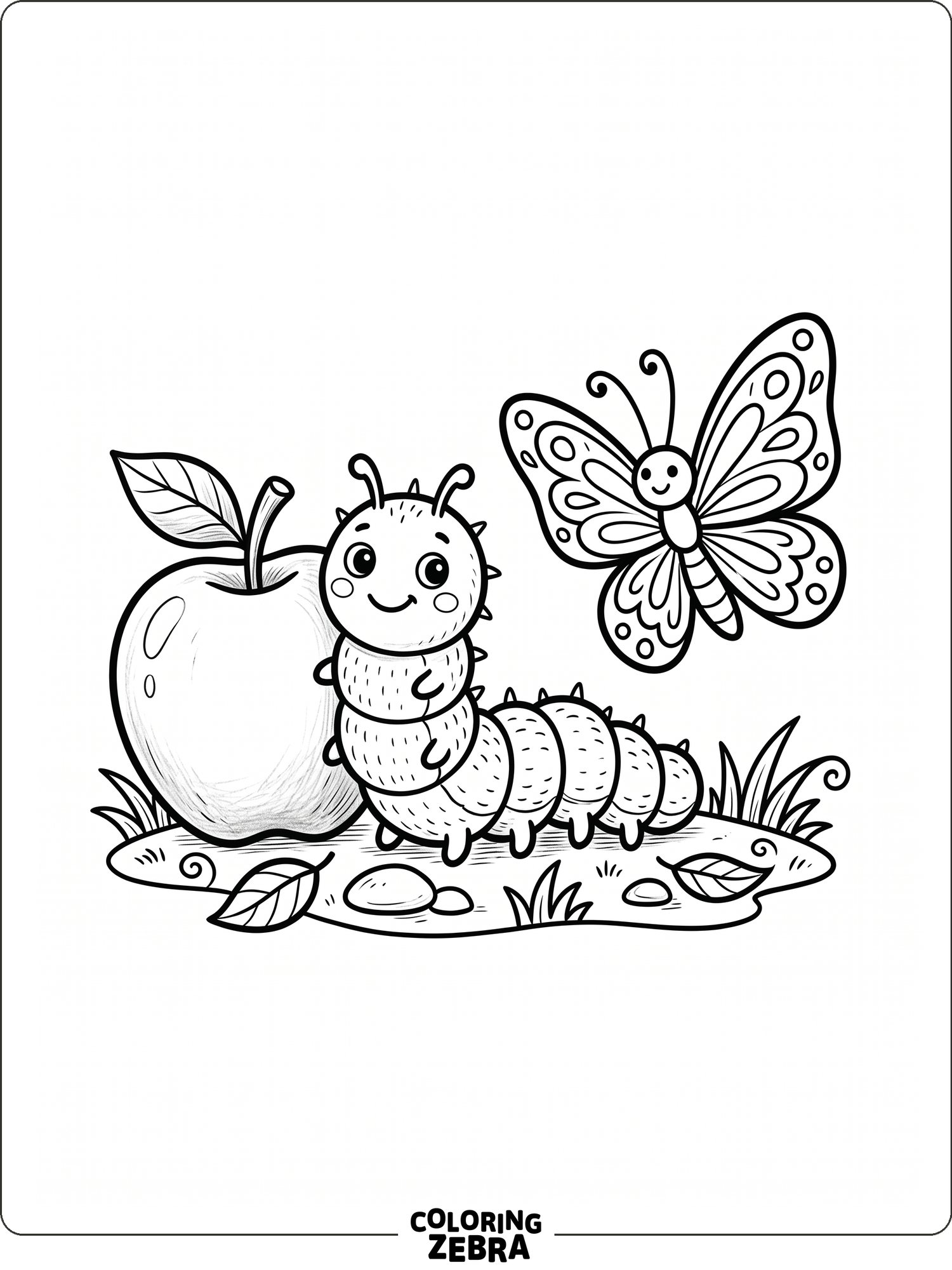 40 Free Caterpillar Coloring Pages - Printable PDF Sheets