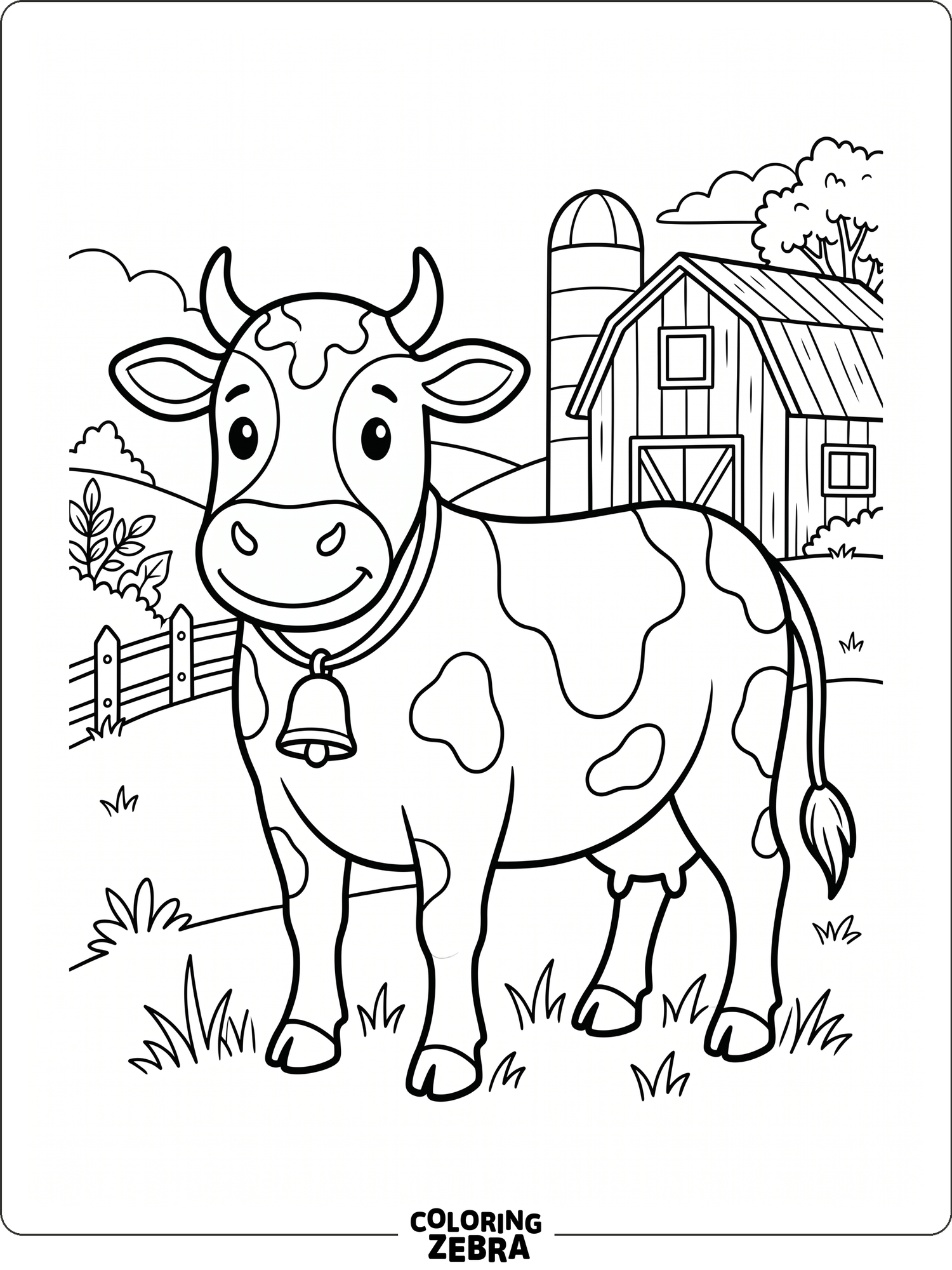 41 Free Cow Coloring Pages - Printable PDF Sheets