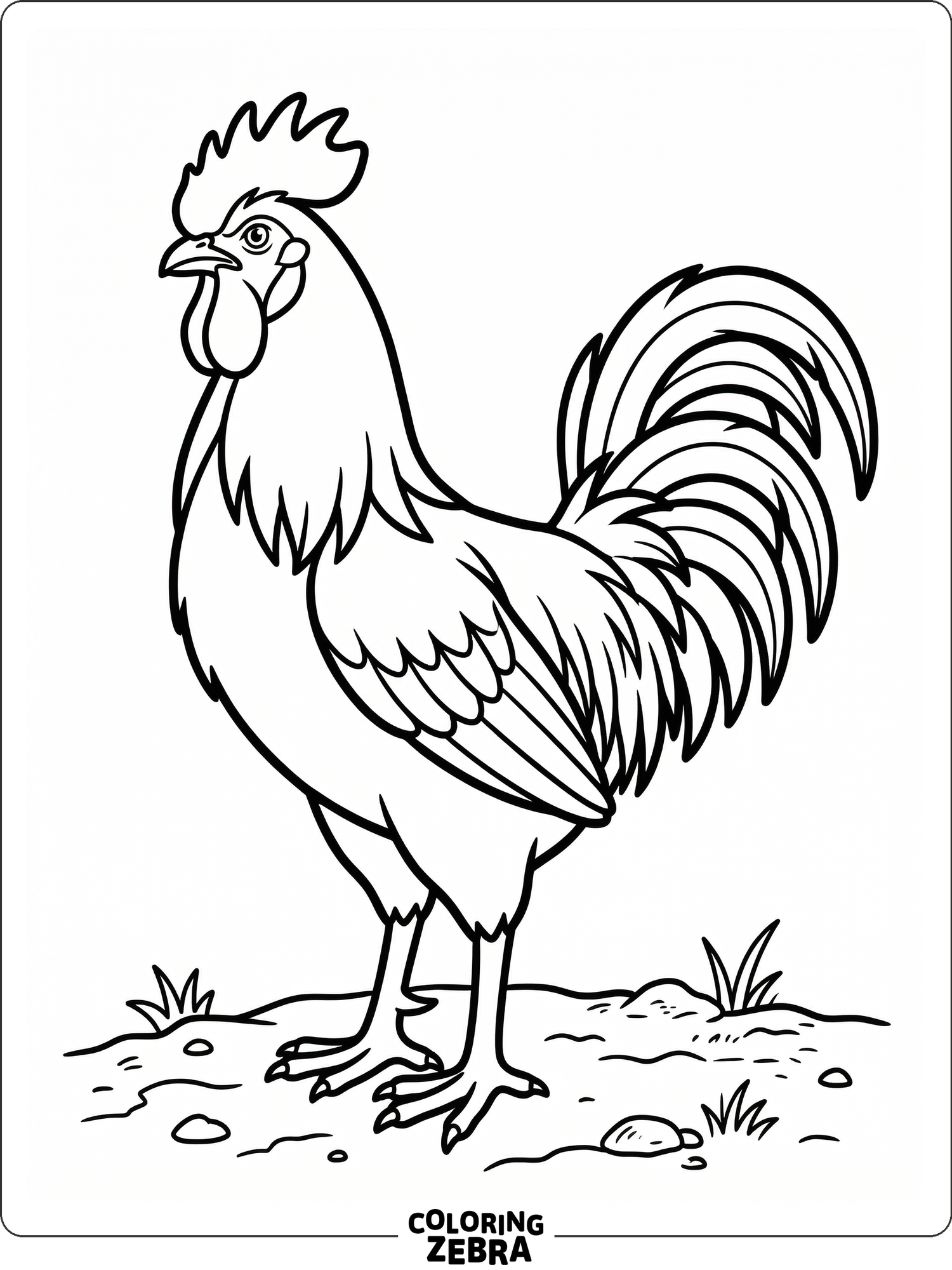 32 Free Rooster Coloring Pages - Printable PDF Sheets