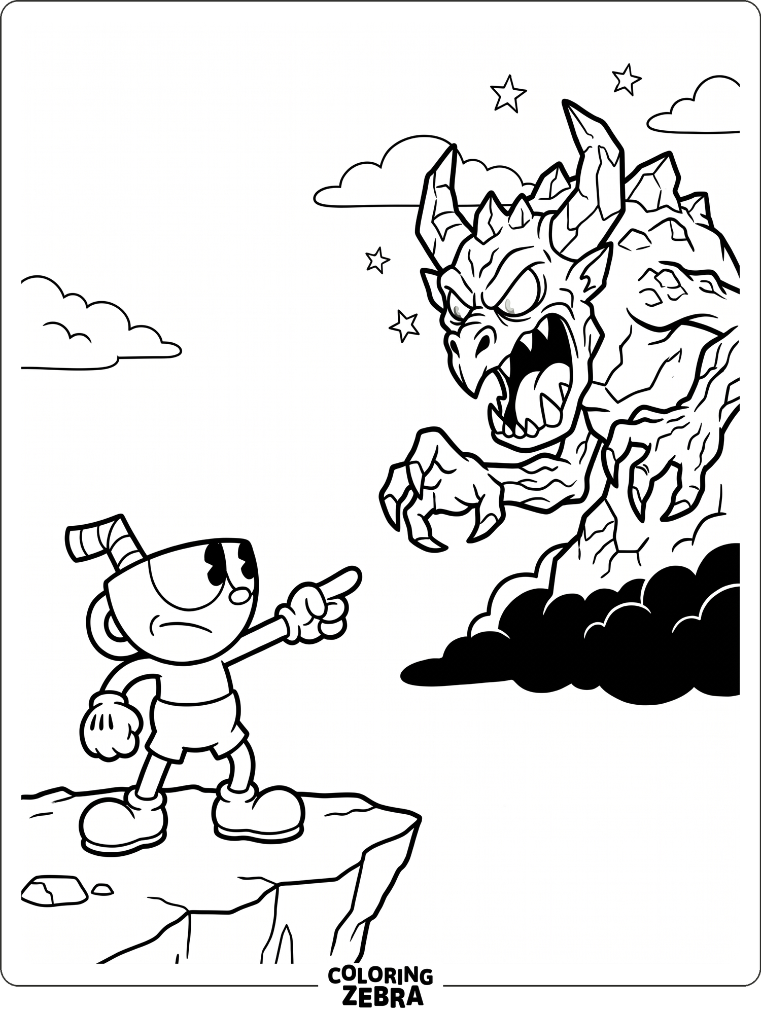44 Free Cuphead Coloring Pages - Printable PDF Sheets