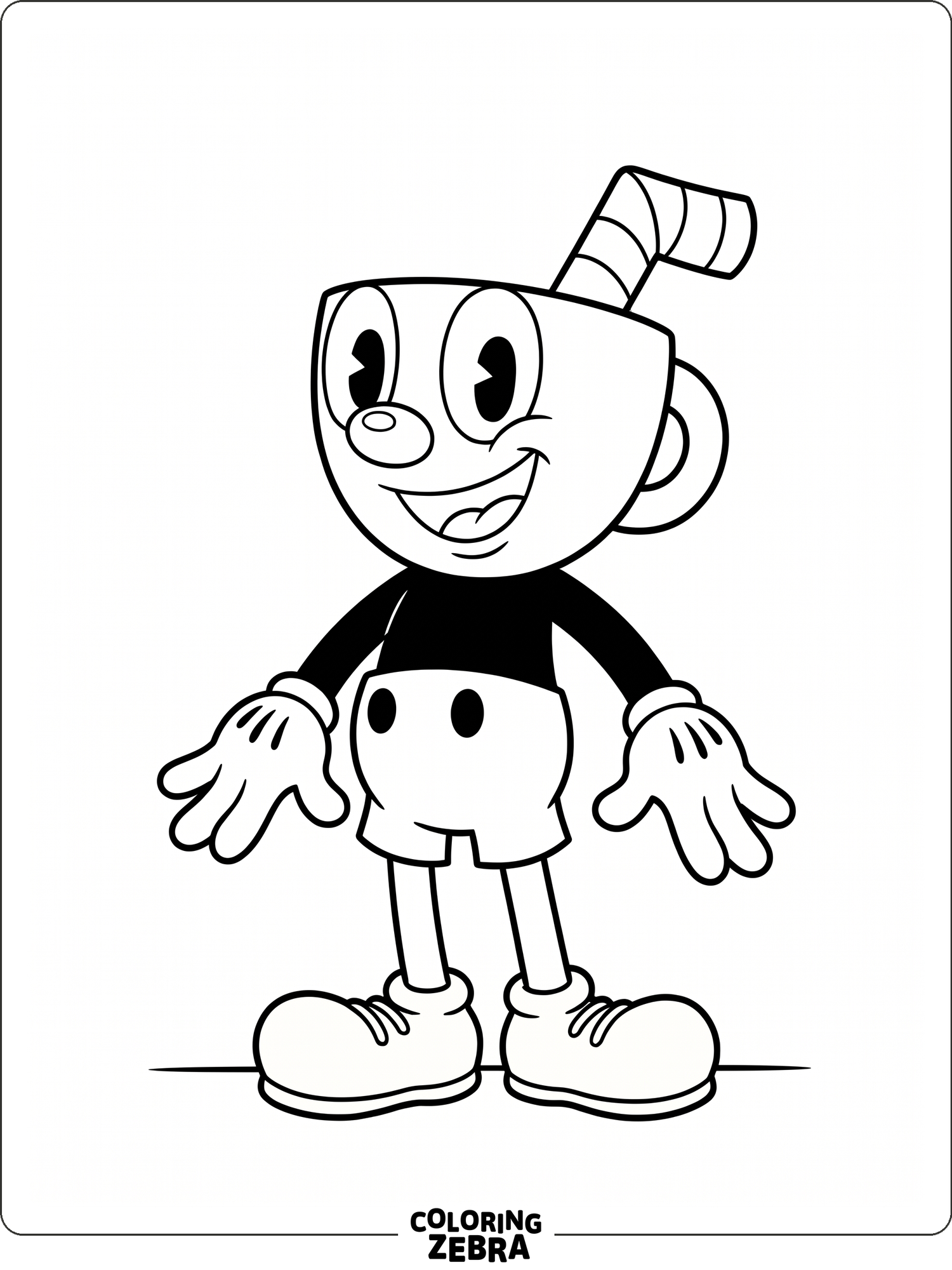 44 Free Cuphead Coloring Pages - Printable PDF Sheets