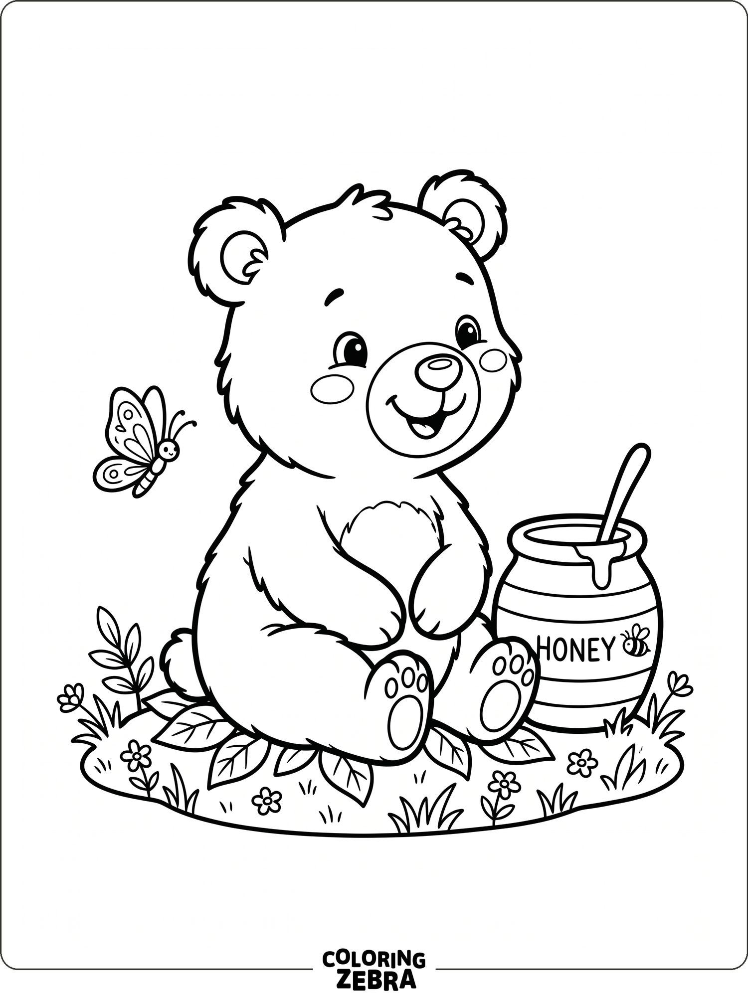 40 Free Bear Coloring Pages - Printable PDF Sheets