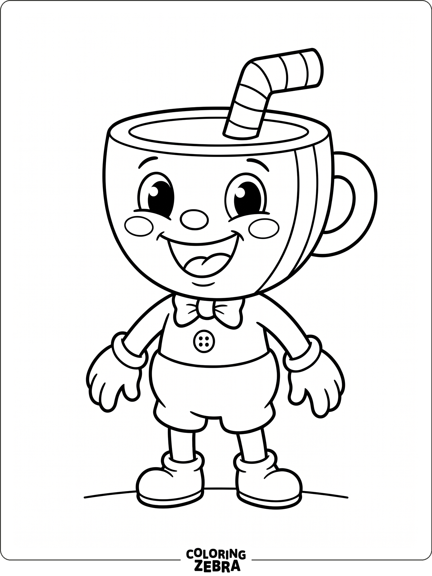 44 Free Cuphead Coloring Pages - Printable PDF Sheets