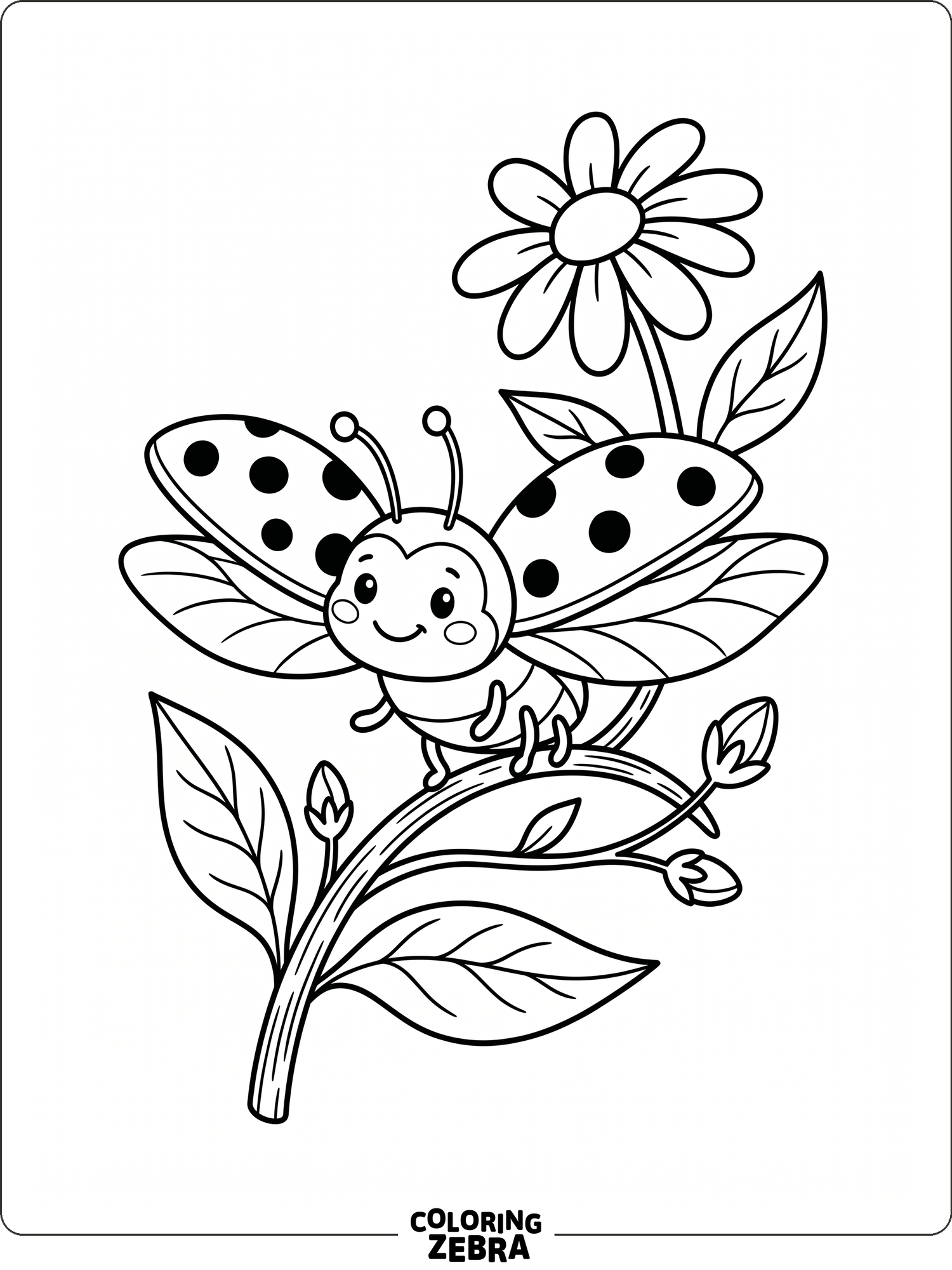 24 Free Ladybug Coloring Pages - Printable PDF Sheets