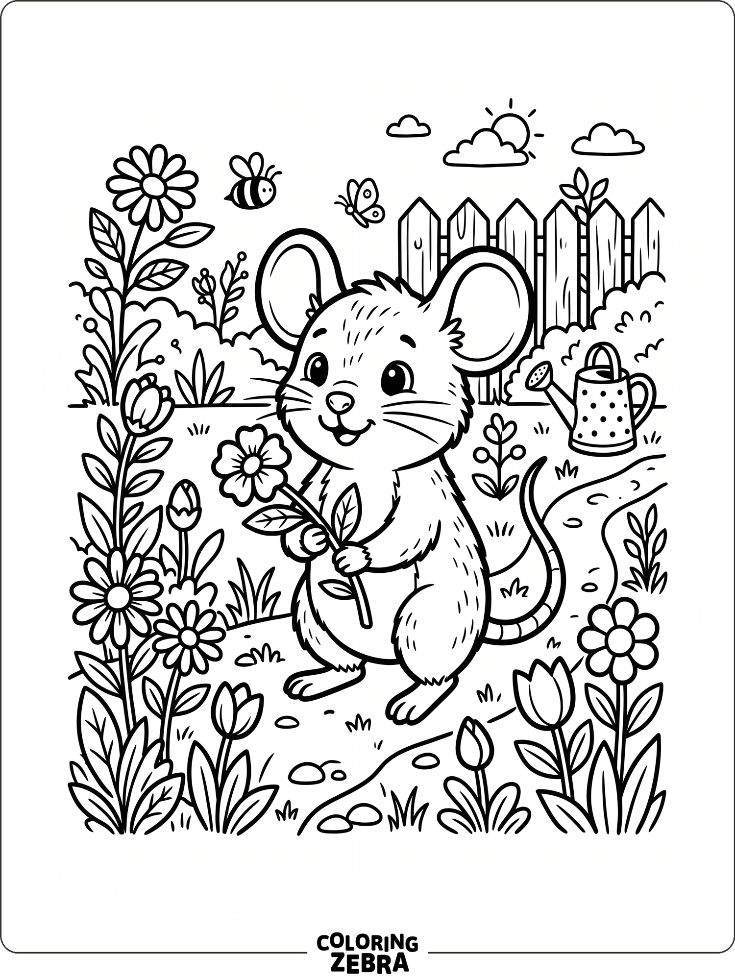 46 Free Mouse Coloring Pages - Printable PDF Sheets