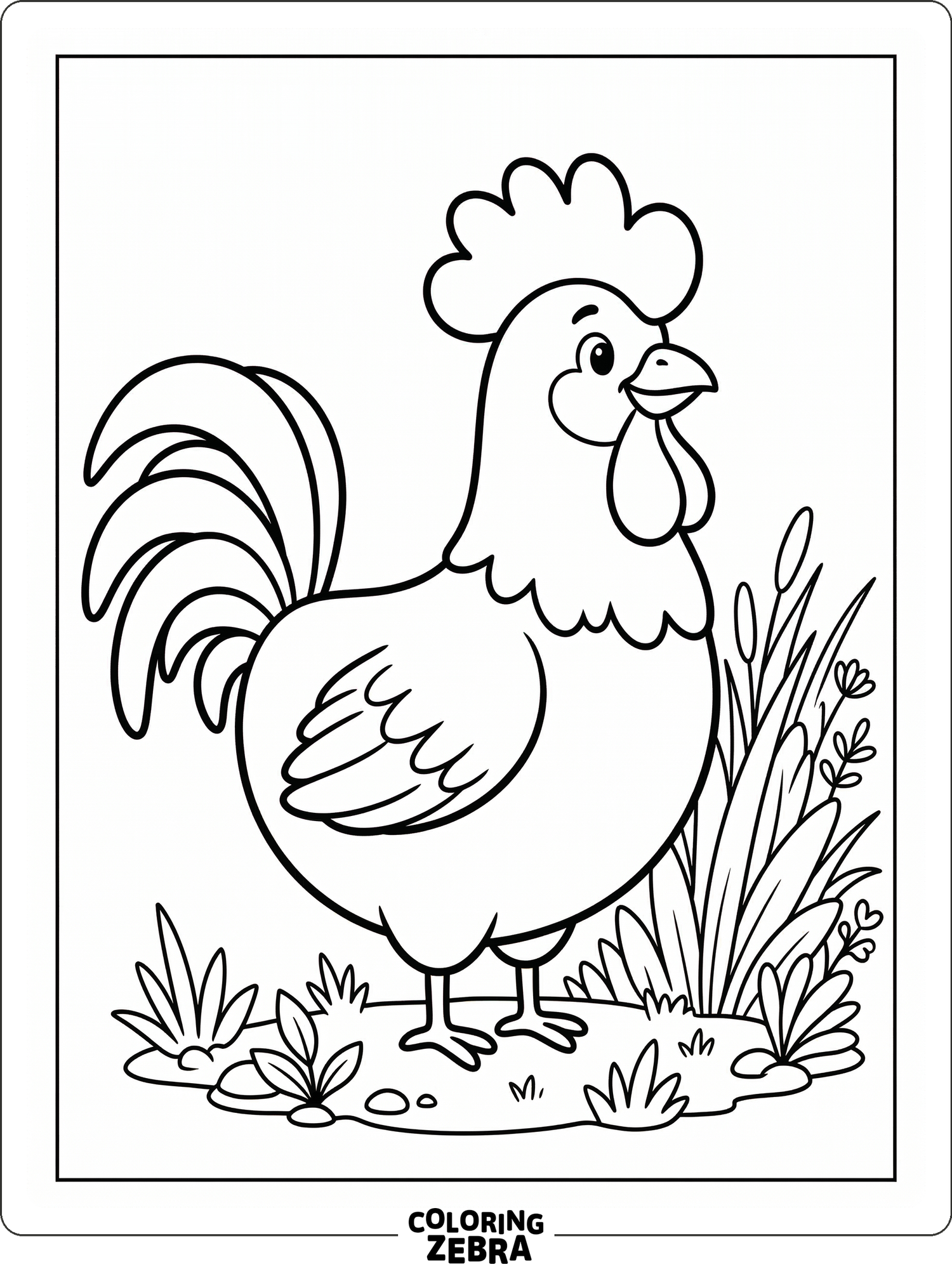 32 Free Rooster Coloring Pages - Printable PDF Sheets