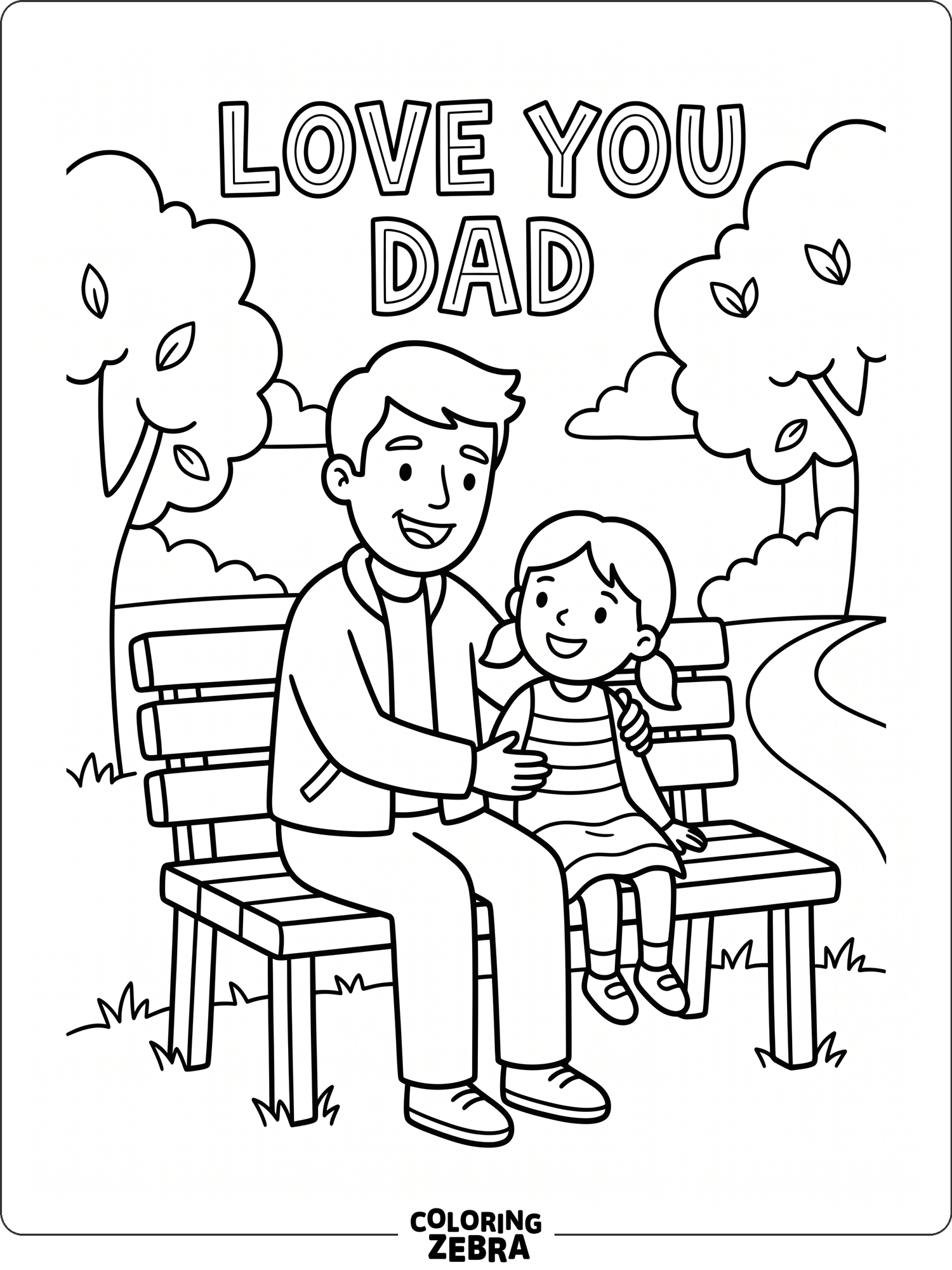 43 Disegni Per La Festa Del Papà Da Colorare Gratis