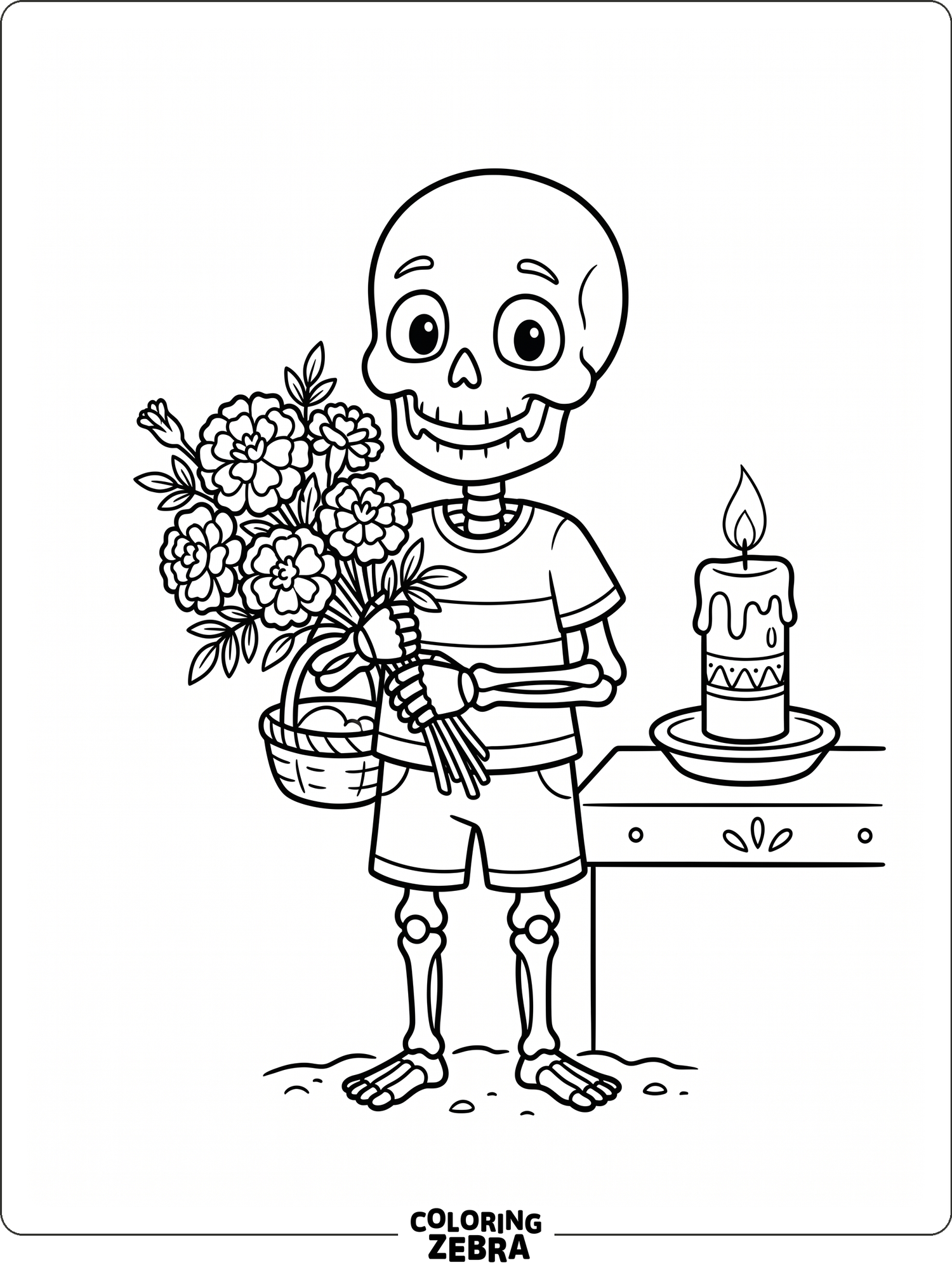 53 Coloriages Du Día De Los Muertos Gratuits à Imprimer