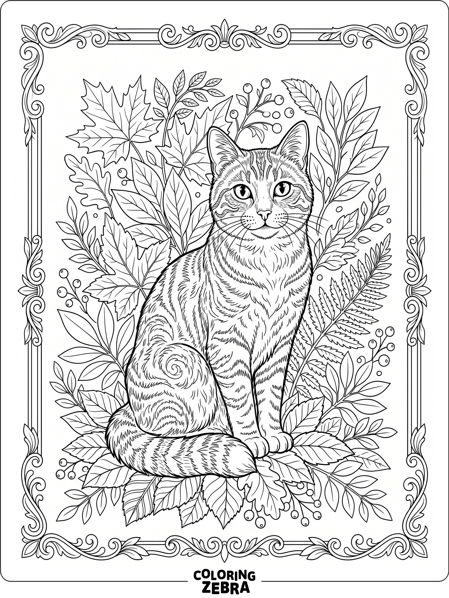 110 Free Cat Coloring Pages - Printable PDF Sheets