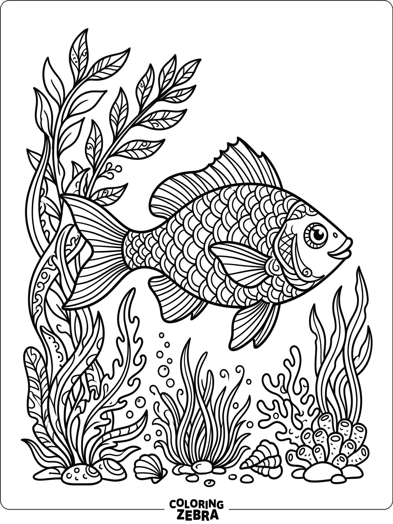 67 Free Fish Coloring Pages - Printable PDF Sheets