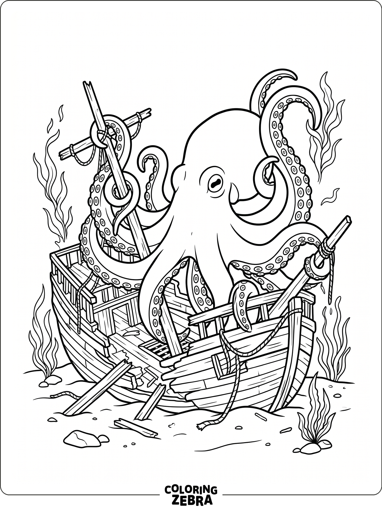 37 Free Octopus Coloring Pages - Printable PDF Sheets