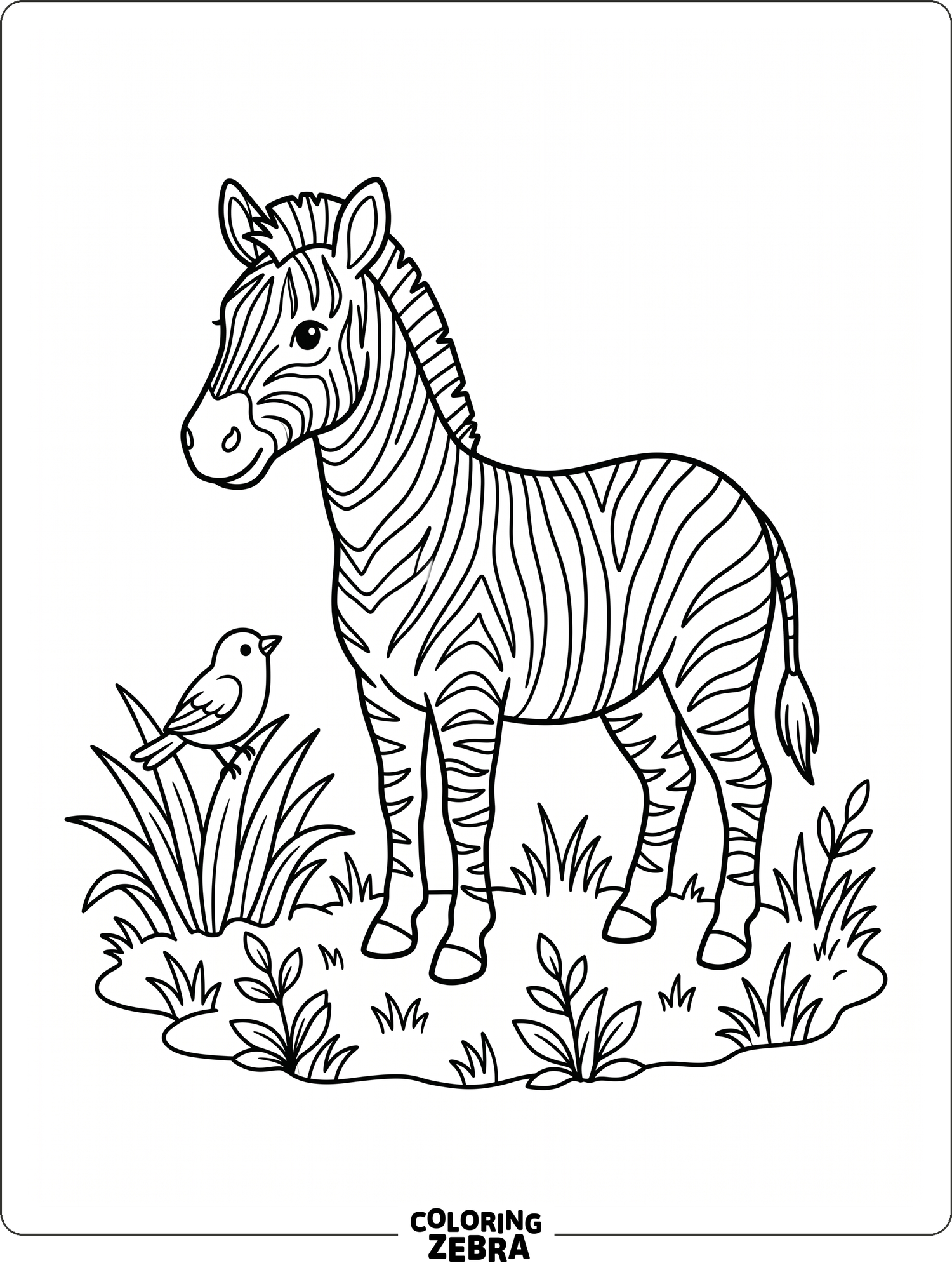 21 Free Zebra Coloring Pages - Printable PDF Sheets