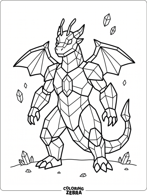 Diamond Bakugan with faceted armor