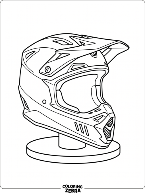 Motorcycle helmet with visor and vents