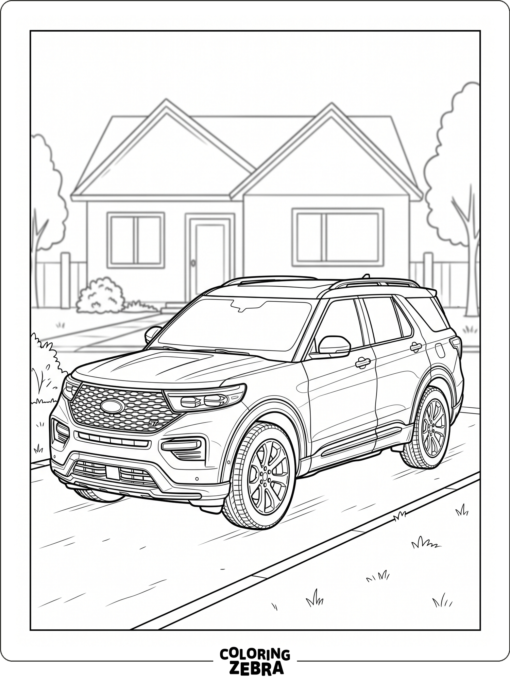A sporty SUV with roof rails and a strong front end