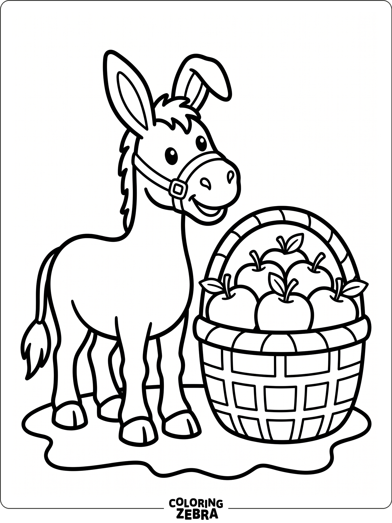 Color Donlkey 25 Free Donkey Coloring Pages - Printable PDF Sheets