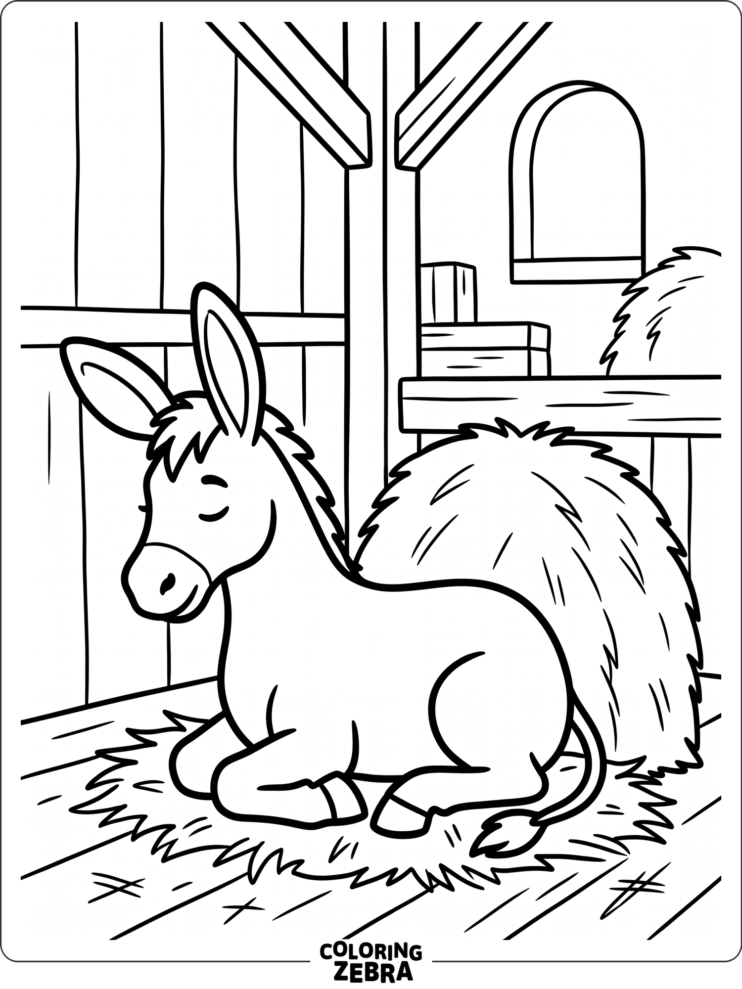 Color Donlkey 25 Free Donkey Coloring Pages - Printable PDF Sheets