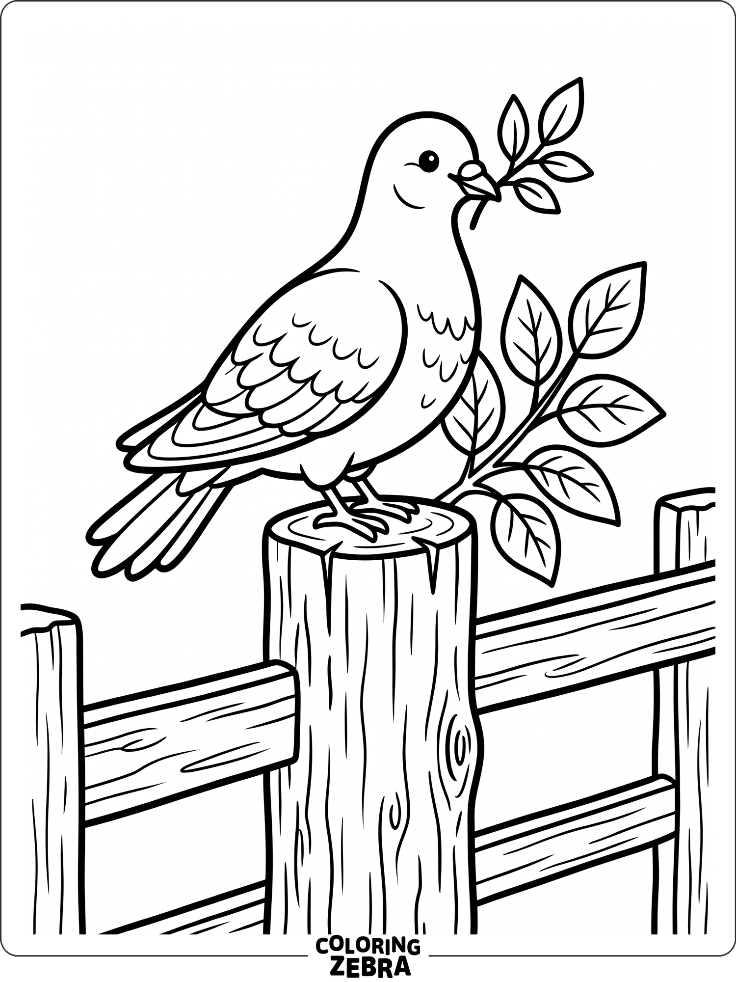 40 Free Dove Coloring Pages - Printable PDF Sheets