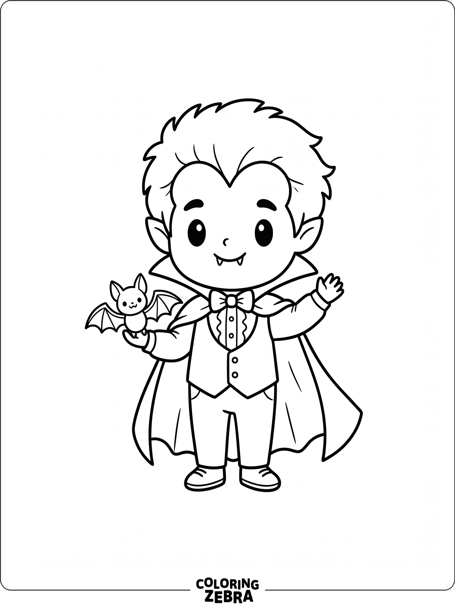 22 Free Dracula Coloring Pages - Printable PDF Sheets